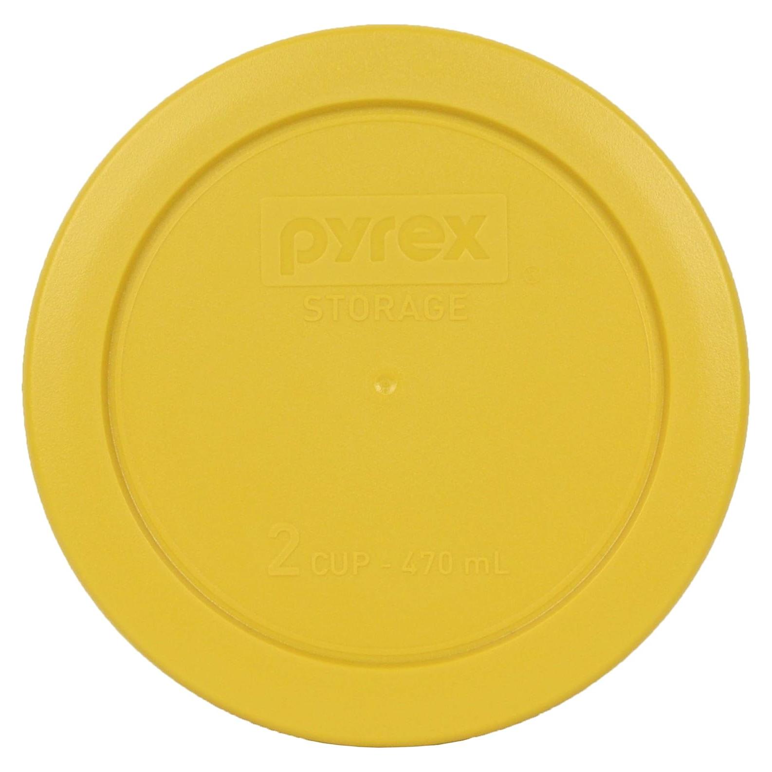Tapa de Almacenamiento Pyrex 7200-PC 2 Tazas Amarillo Mantequilla