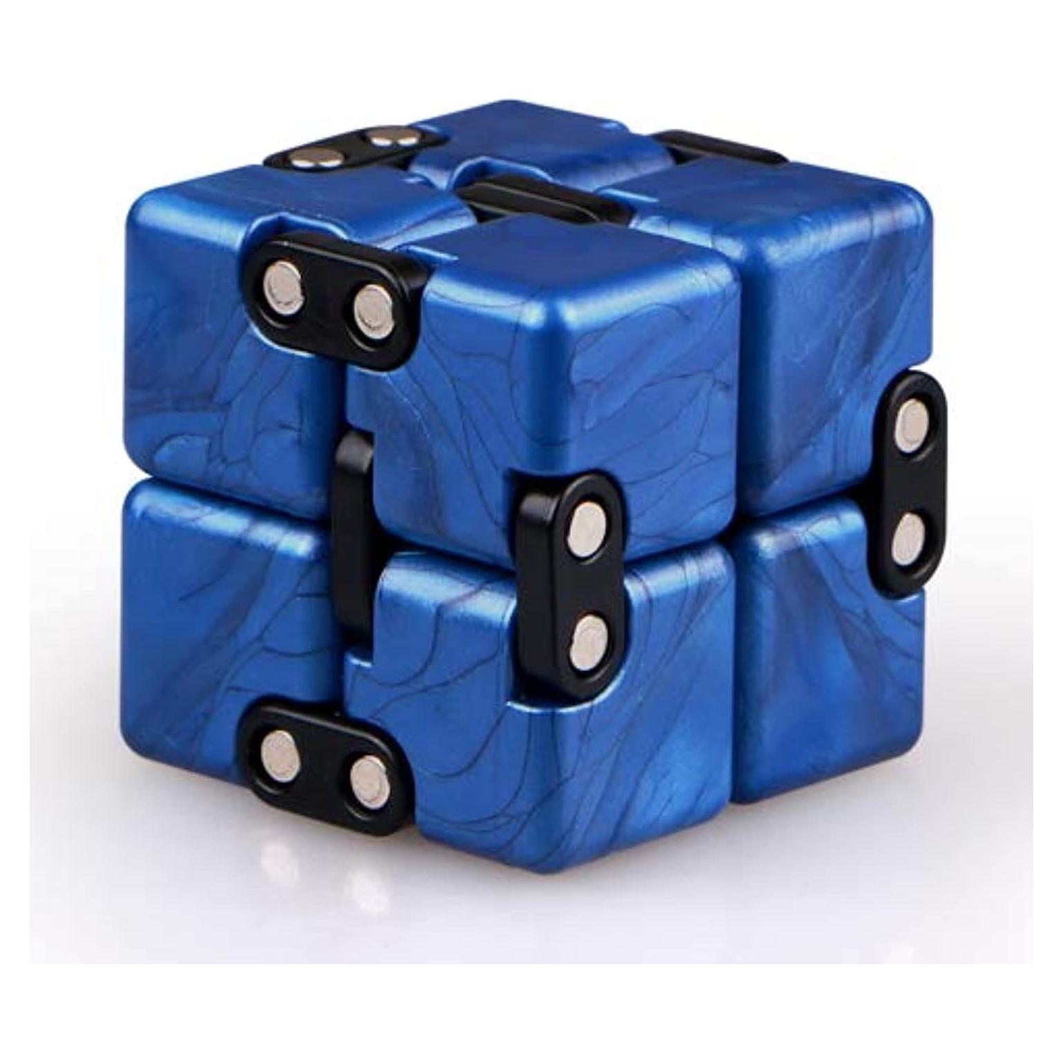 Cubo Antiestrés QIYI Pequeño Elefante Dorado Zafiro