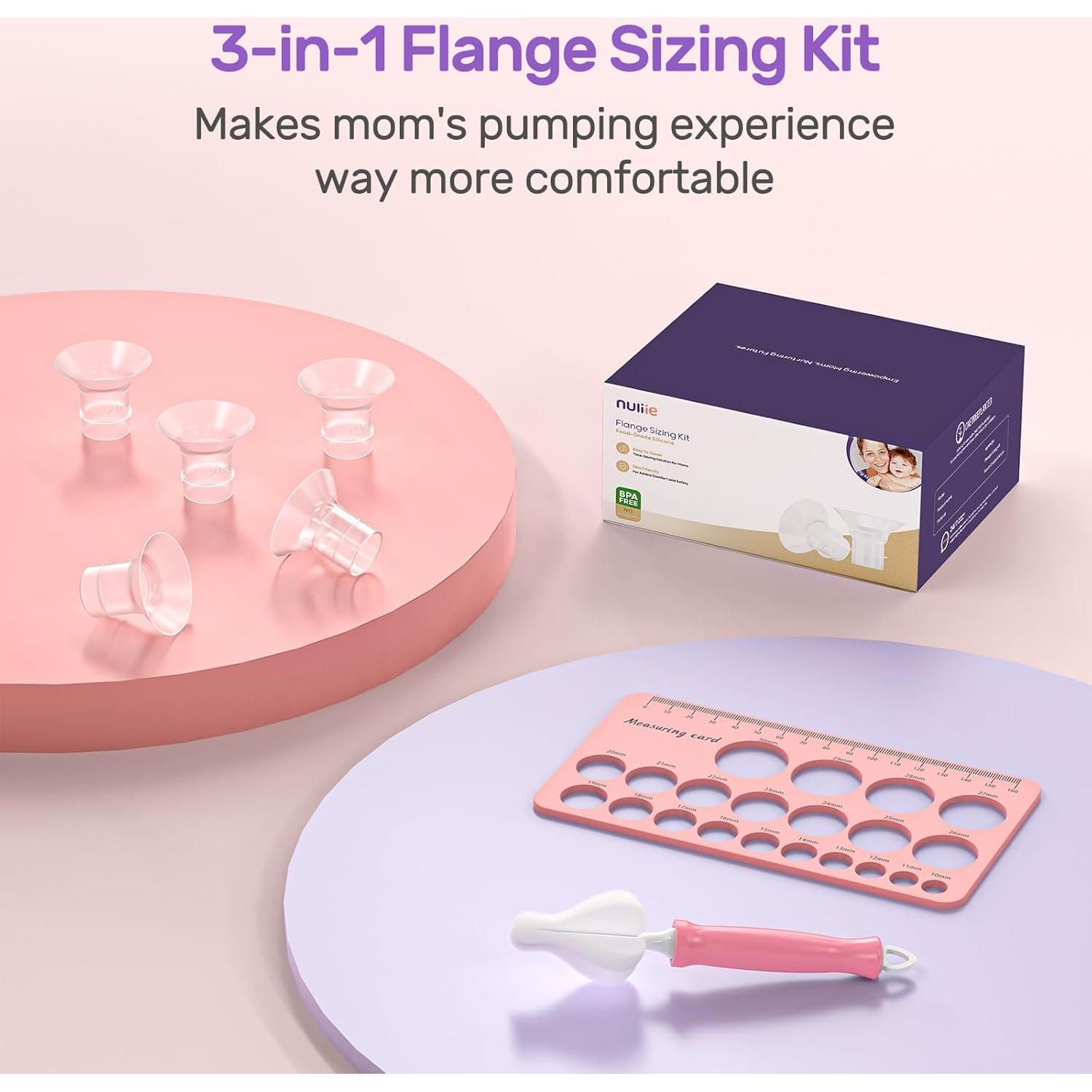 Kit de Insertos de Flange de Silicona Nuliie 10PCS 12-20mm