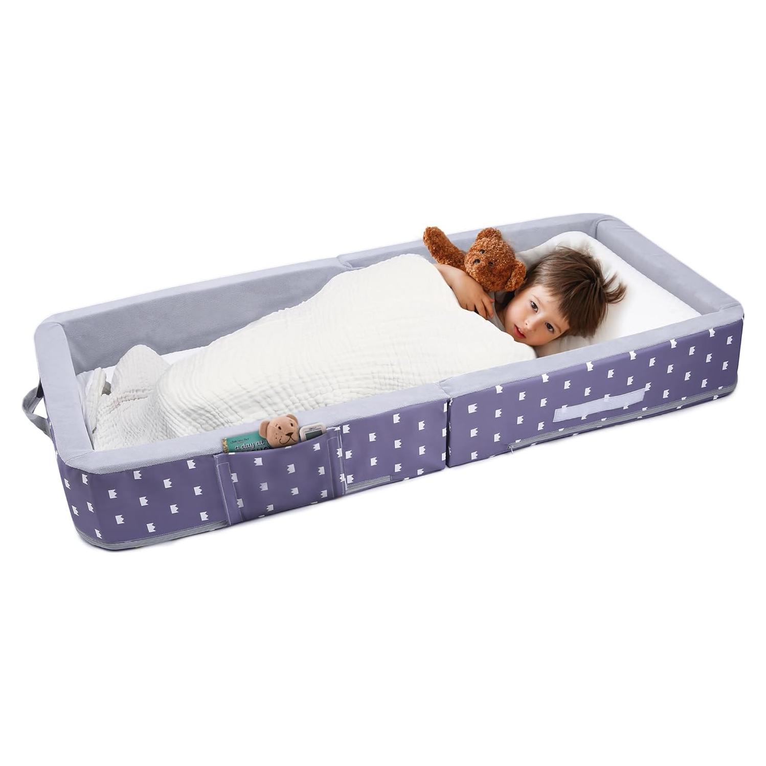 Cama de viaje plegable para niños Mooedcoe - Corona 137x50 cm