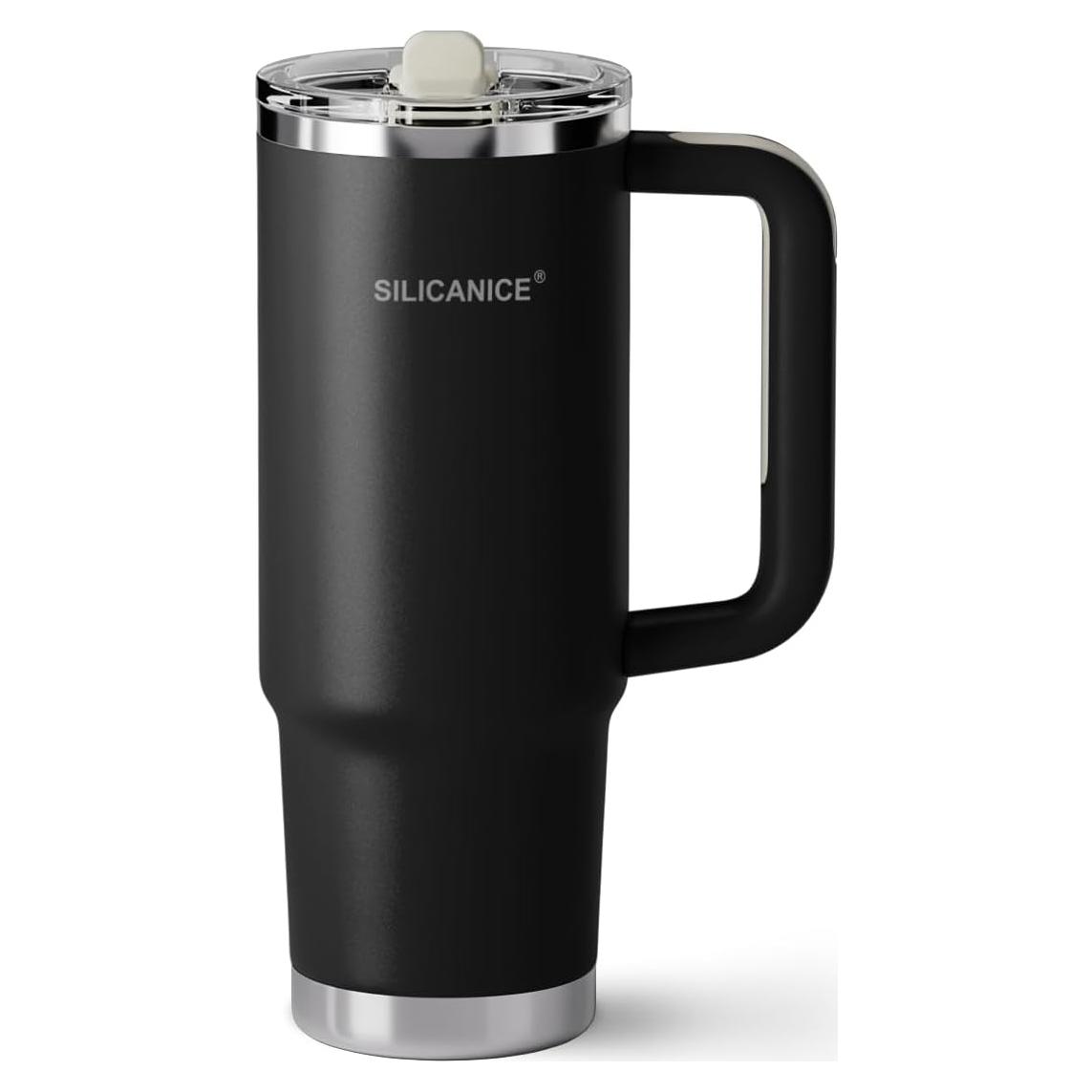 Botella de Agua SILICANICE 30 oz Acero Inoxidable Aislada