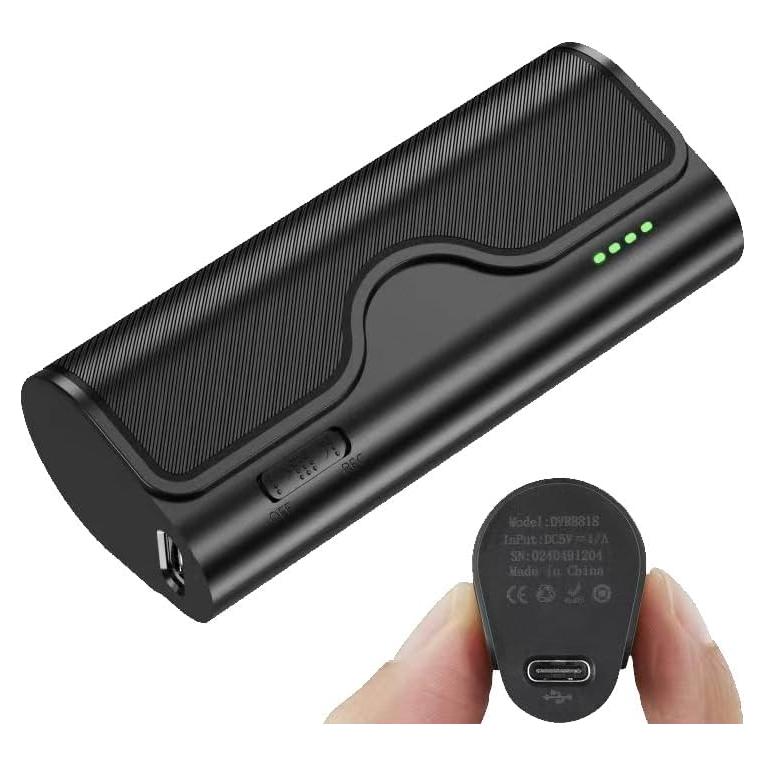 Grabadora de Voz KeenPlus DVR-8818 64GB con Micrófono Estéreo