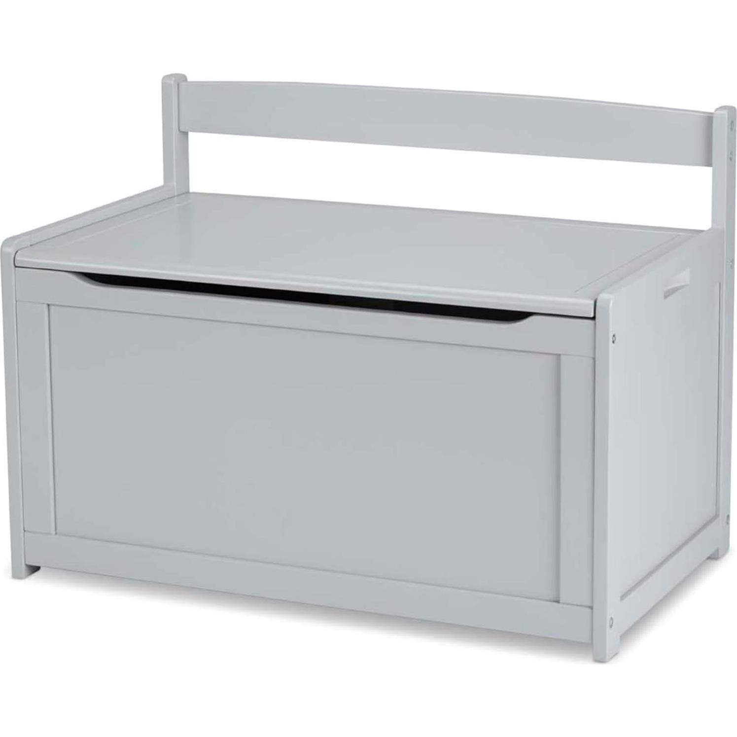 Cofre de Juguetes de Madera Melissa & Doug, Gris, 233.5L