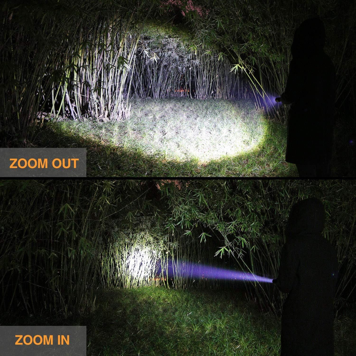 Linterna Táctica Ultra Brillante EverBrite 900 Lúmenes Zoomable