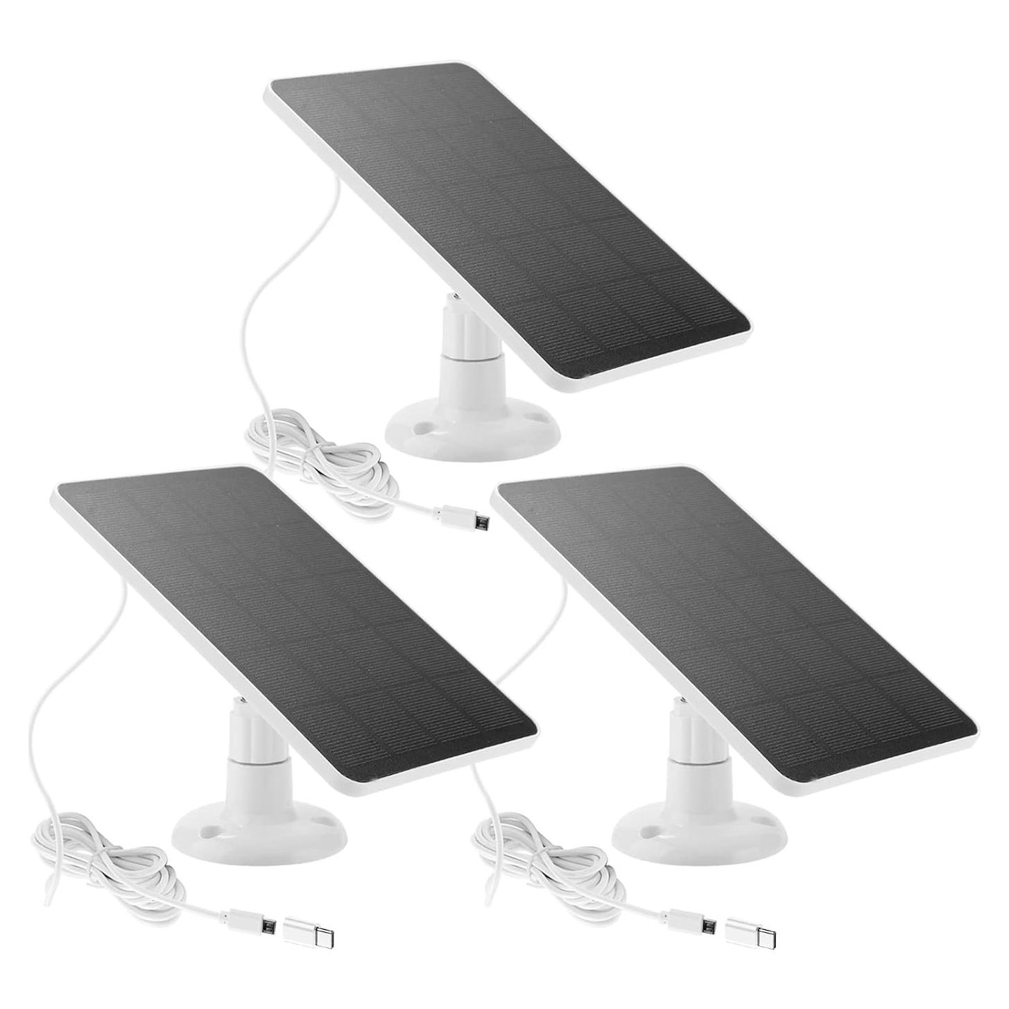 Cargador Solar 3 Paquetes CYJJZQ para Eufycam 3C/2C Pro