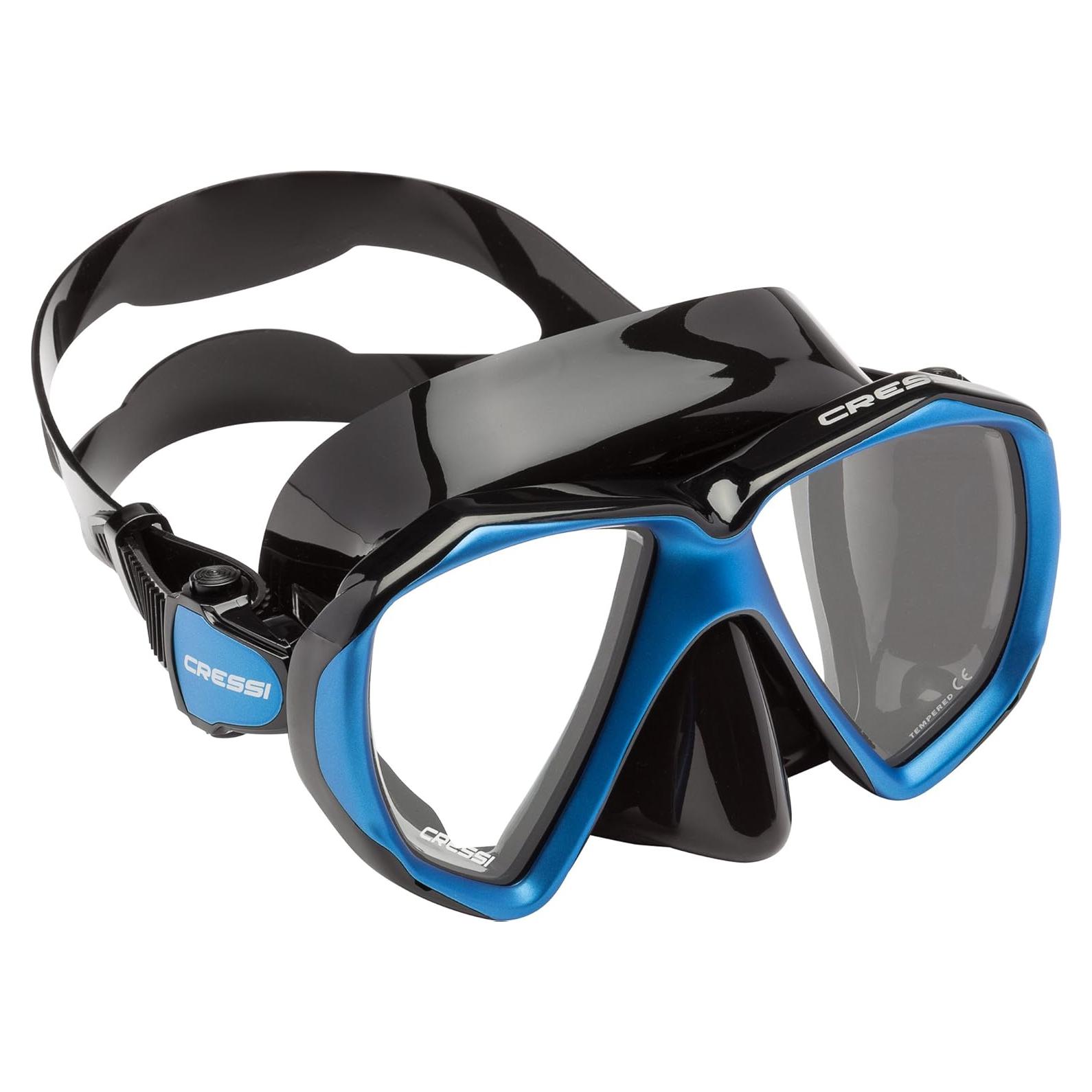 Cressi Máscara de Buceo Liberty Duo Silicona 100% Ajustable