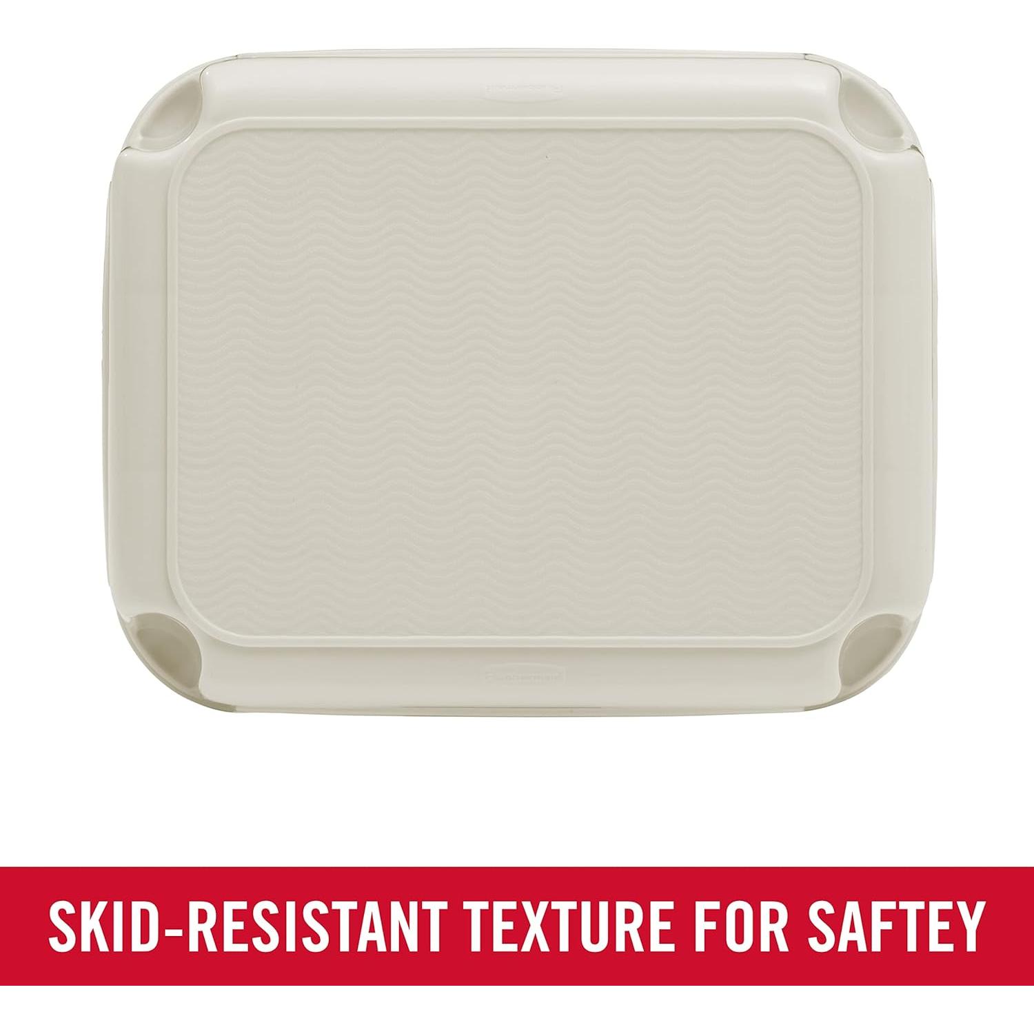 Escalera de Paso Rubbermaid Roughneck Bisque Antideslizante