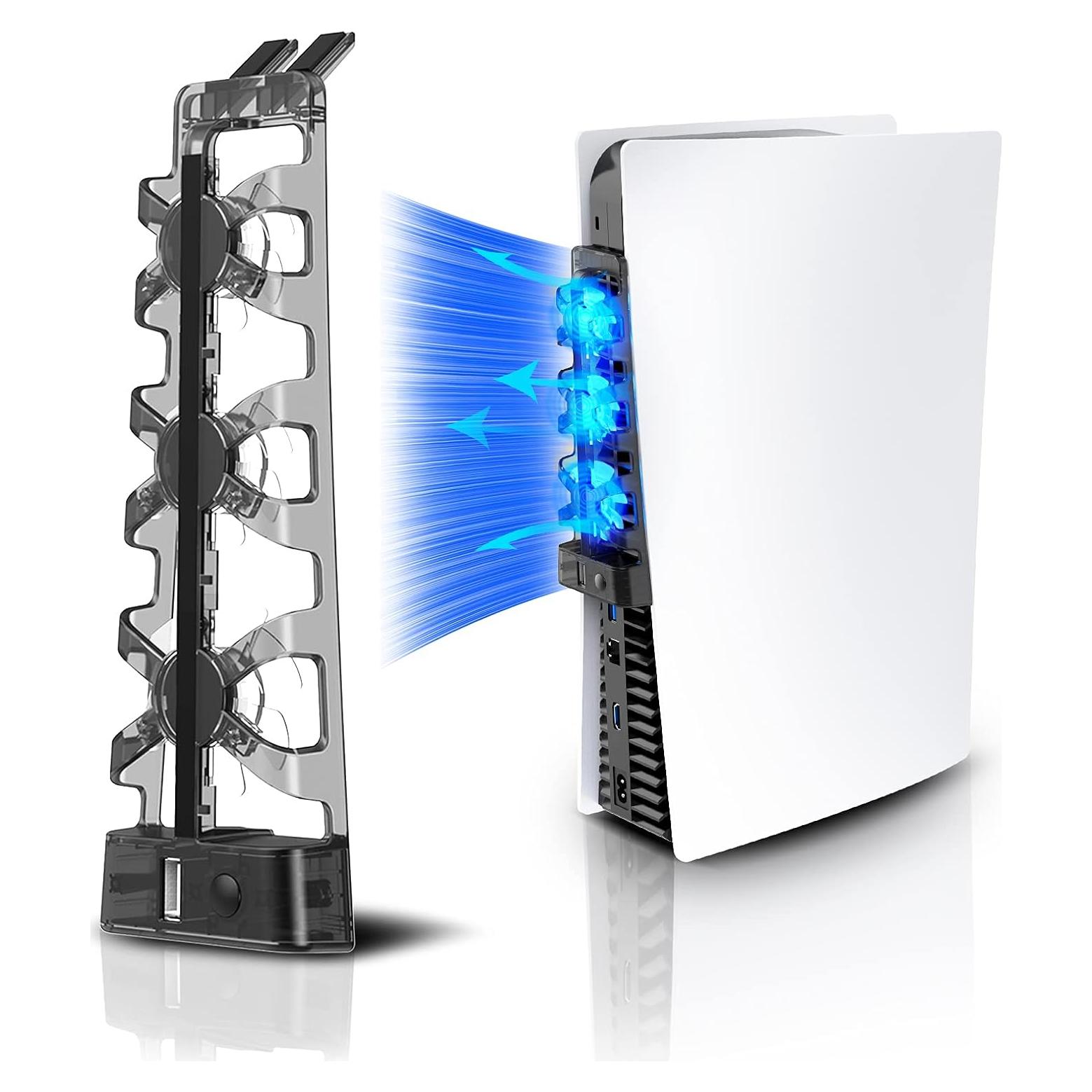 Ventilador de Enfriamiento NexiGo PS5 con Luz LED Azul