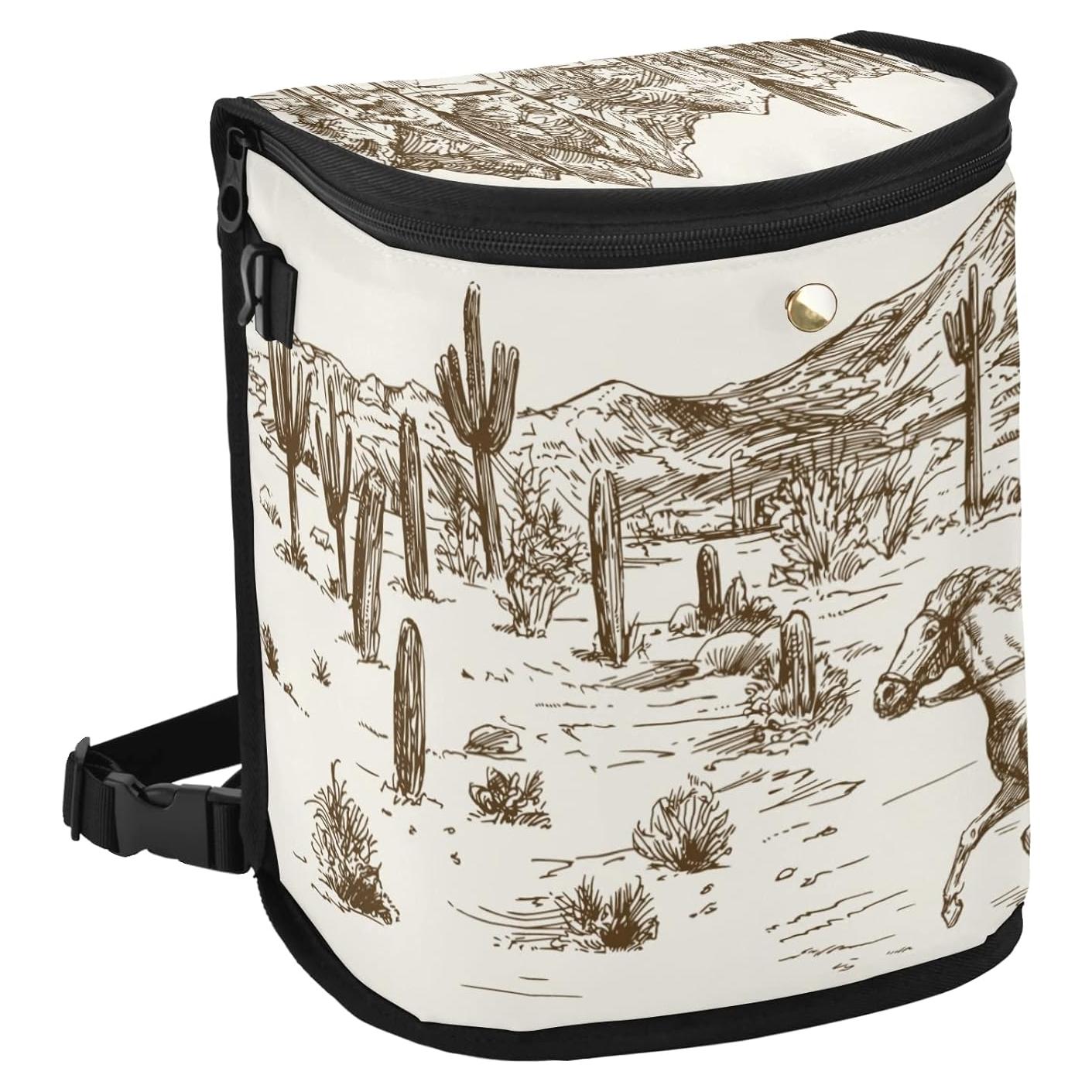 Basurero de Coche xigua Vaquero del Desierto 27.9x23.1cm