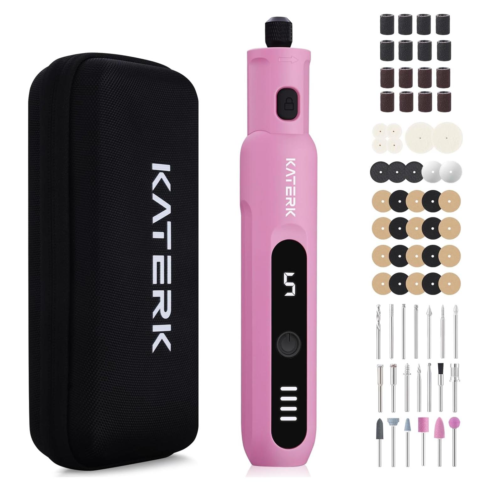 Kit de Herramienta Rotativa Inalámbrica Katerk 3.7V 70 Accesorios