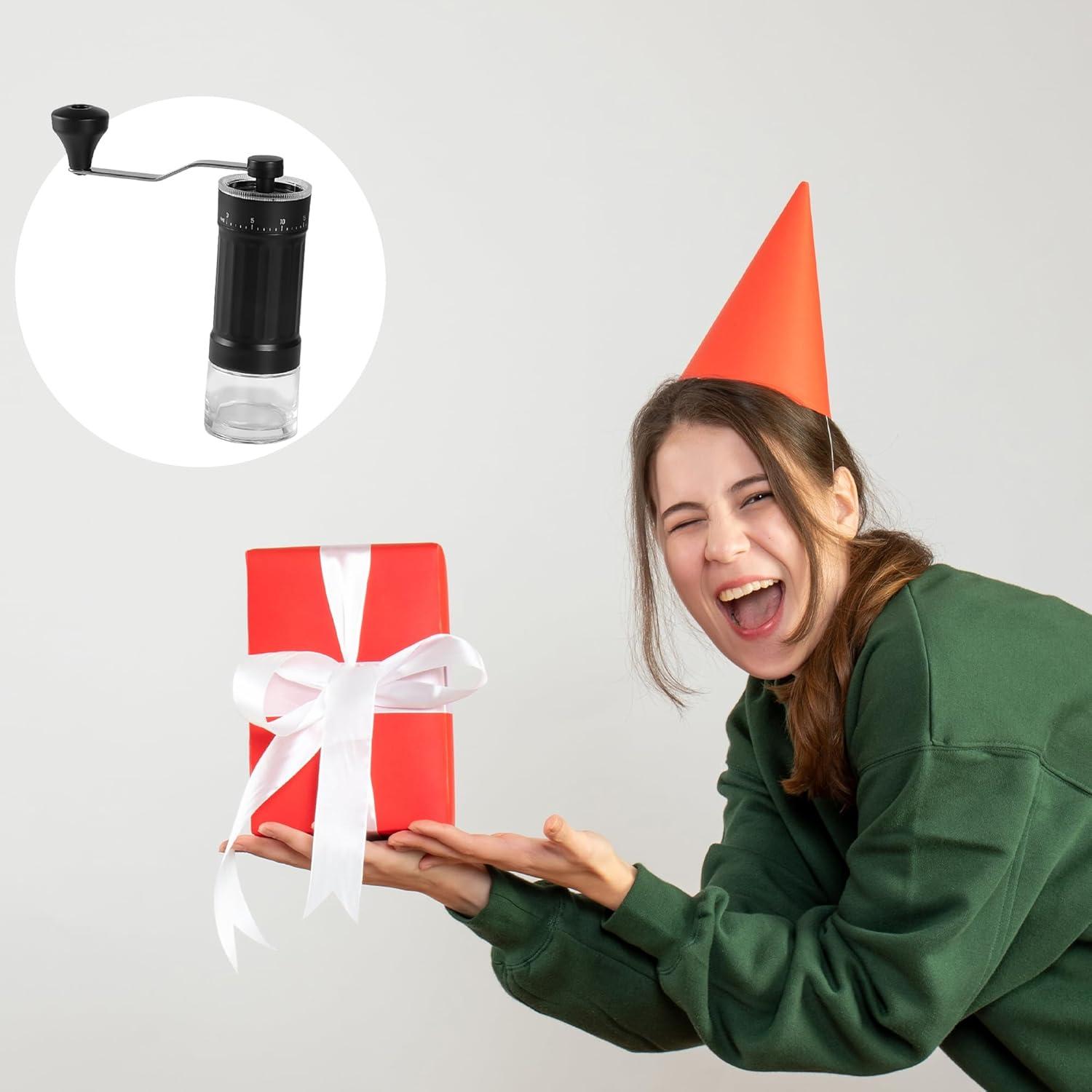 Molinillo de Café Manual Mikinya, 40 Configuraciones, 30g