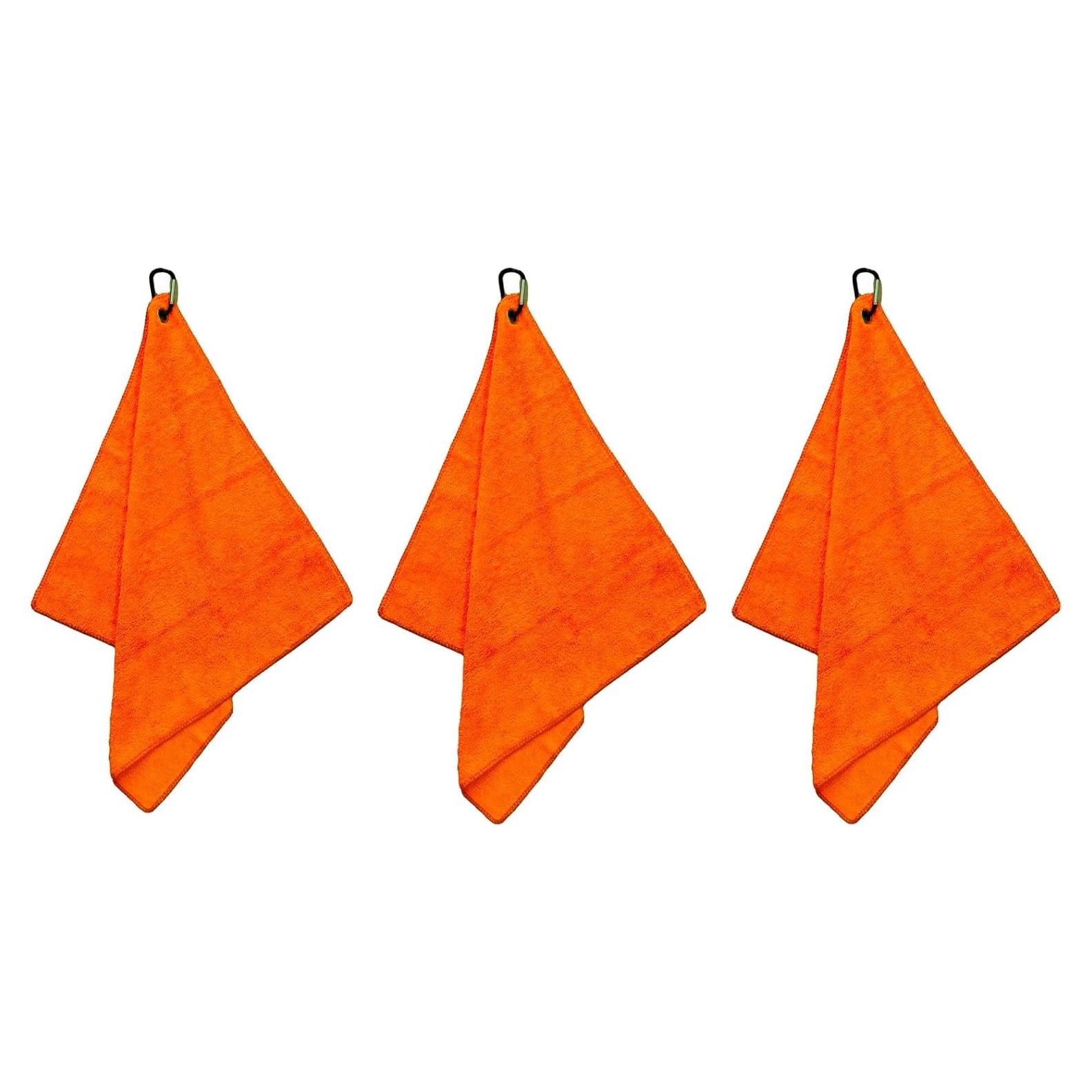 Toallas de Microfibra para Senderismo Genérica 40.6x40.6cm Naranja