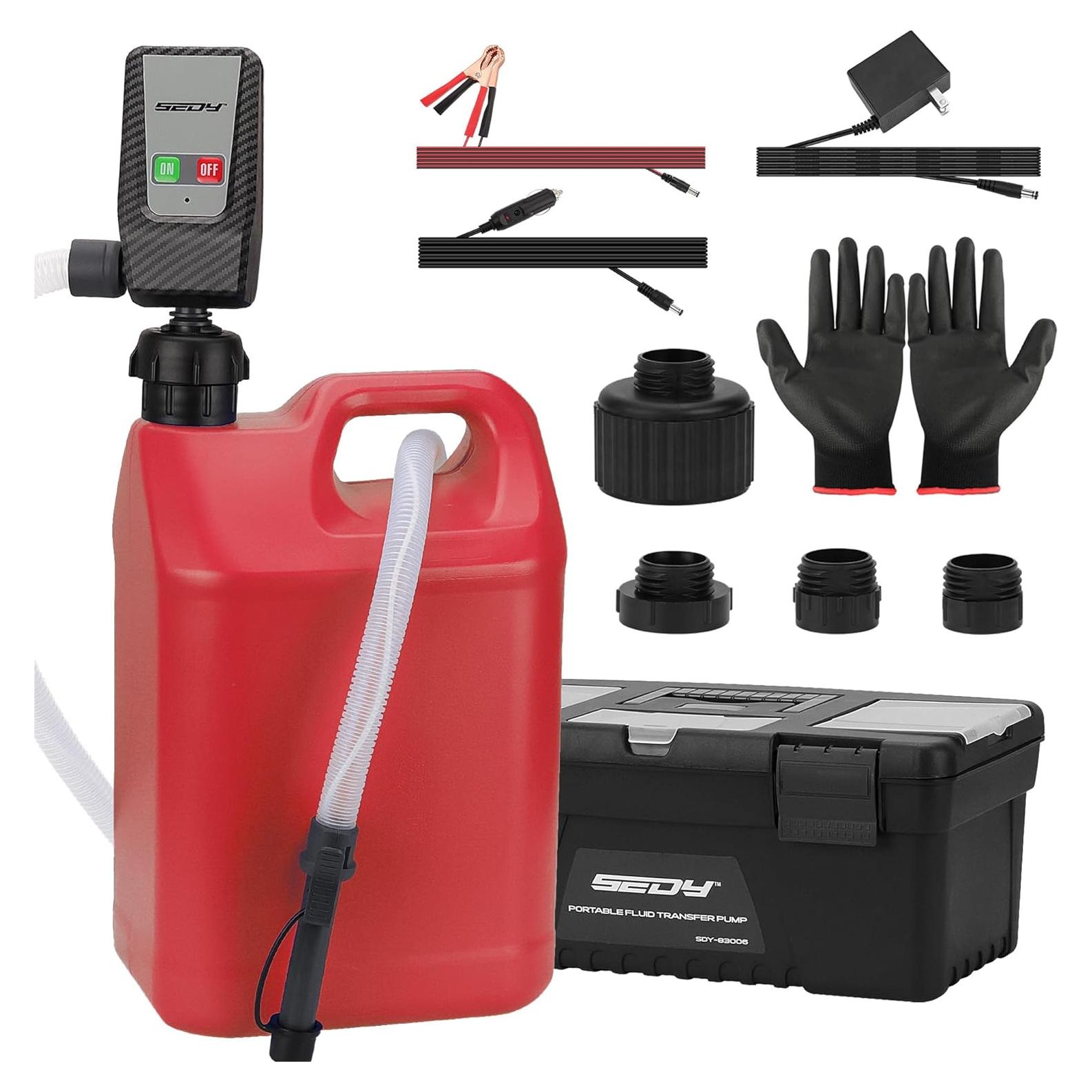 Bomba de Transferencia de Combustible SEDY 12V Portátil 1.90 kg