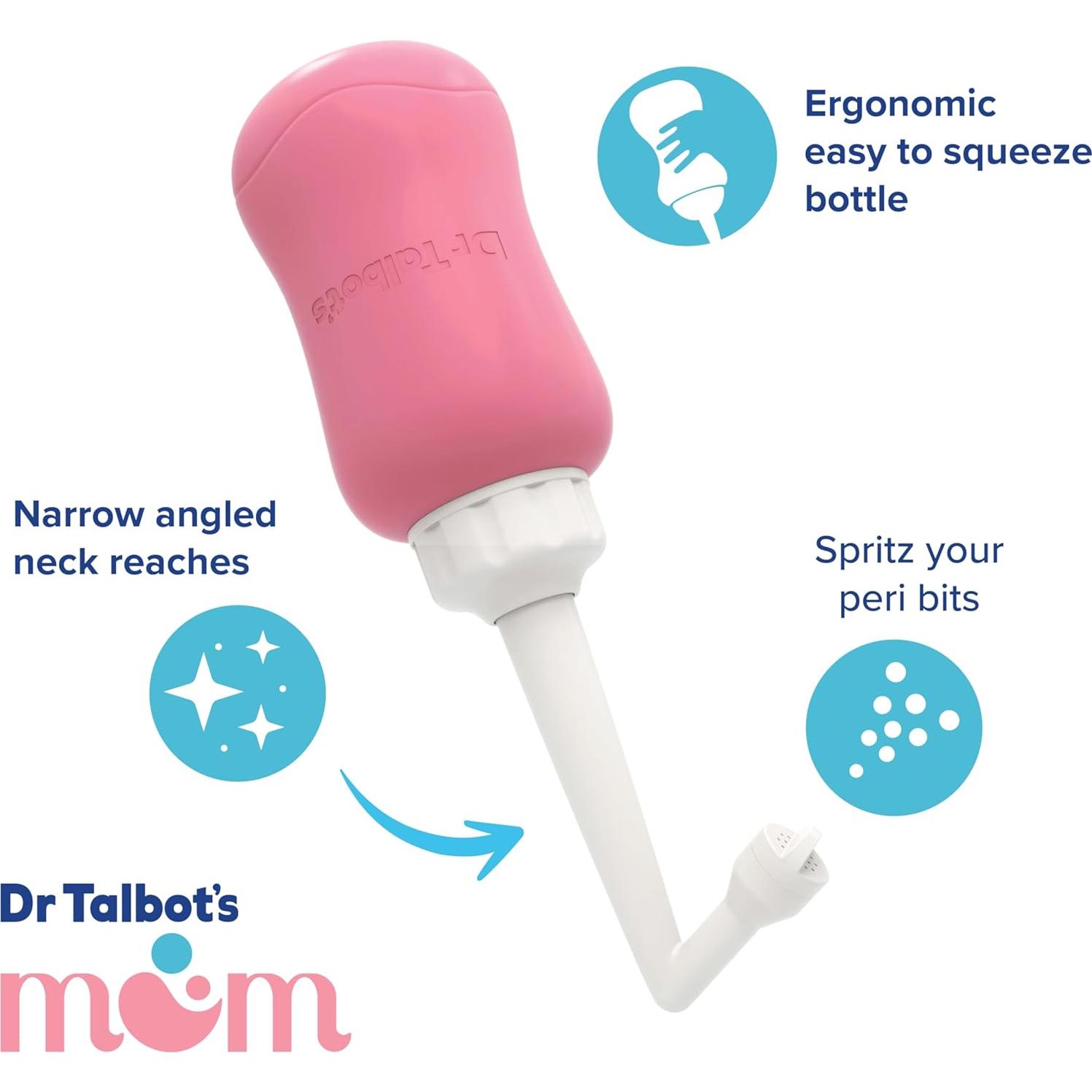 Botella Perineal Postparto Dr. Talbot 360 ml con Bolsa