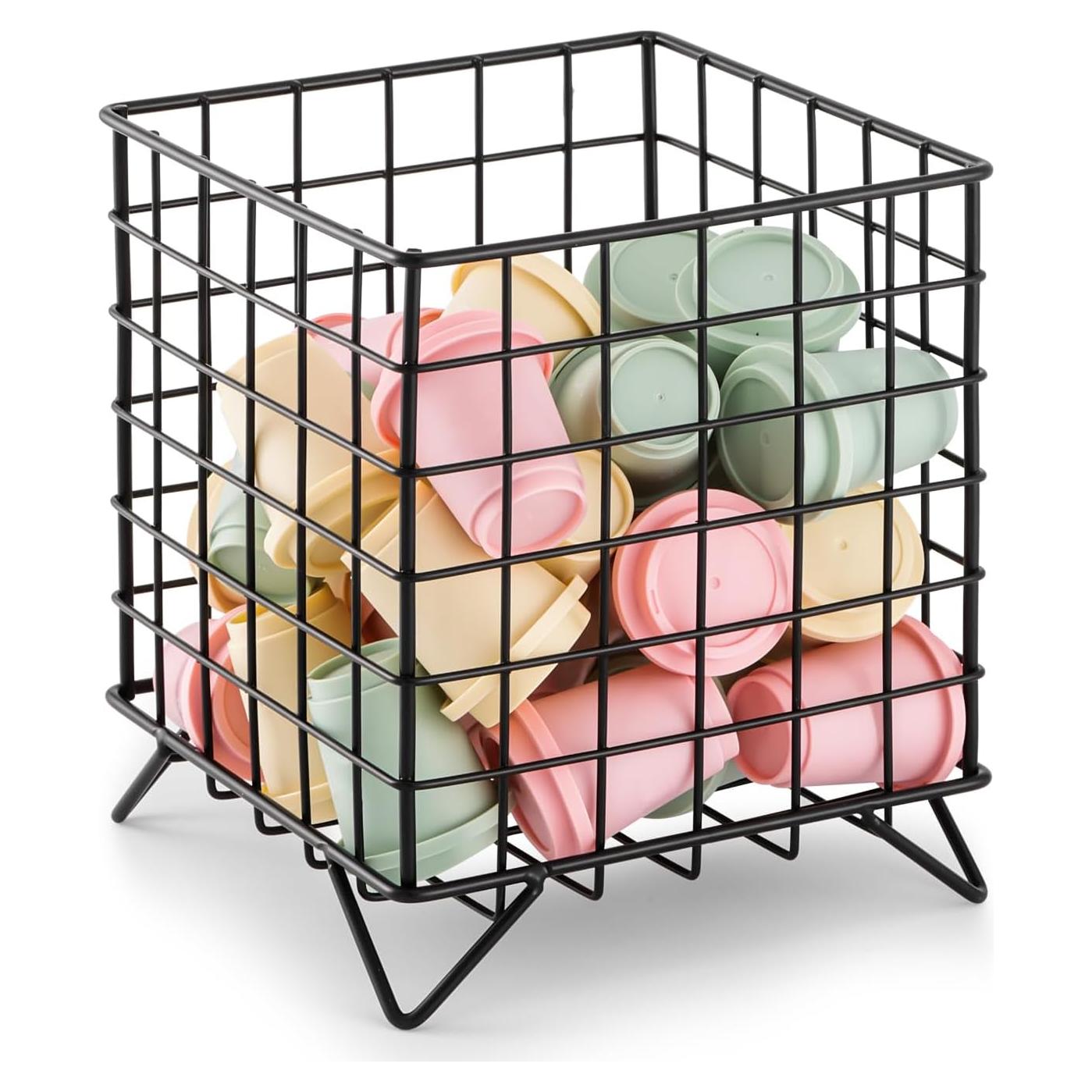 Organizador de K Cups FantasyLife Metal Negro 25+ Cápsulas