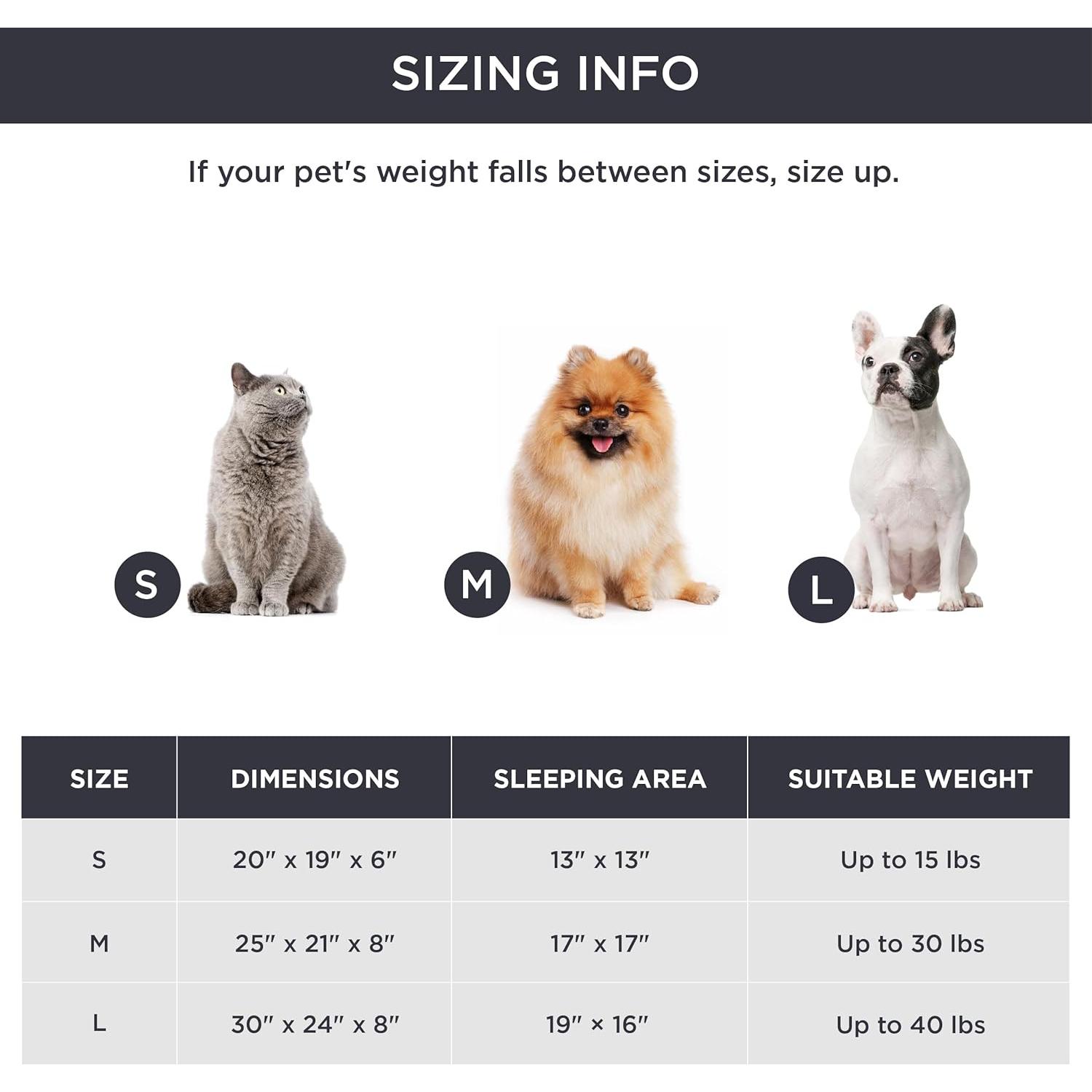 Cama para perros Bedsure redonda 50,8 cm antideslizante