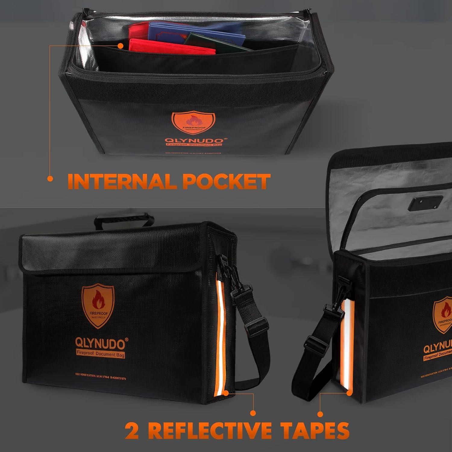 Bolsa de Documentos a Prueba de Agua y Fuego - 43x30 cm