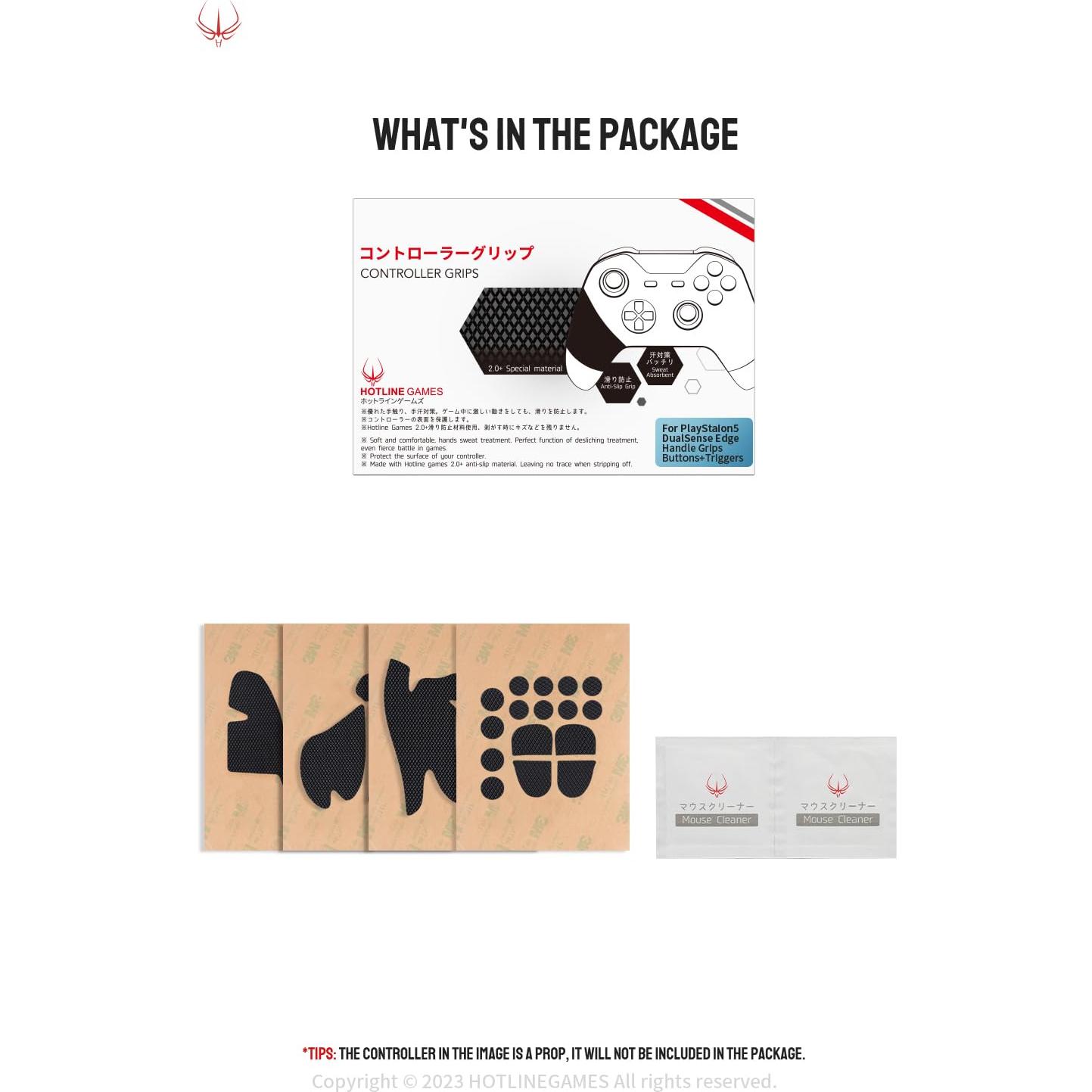 Agarre Antideslizante HotlineGames para PS5 DualSense Edge