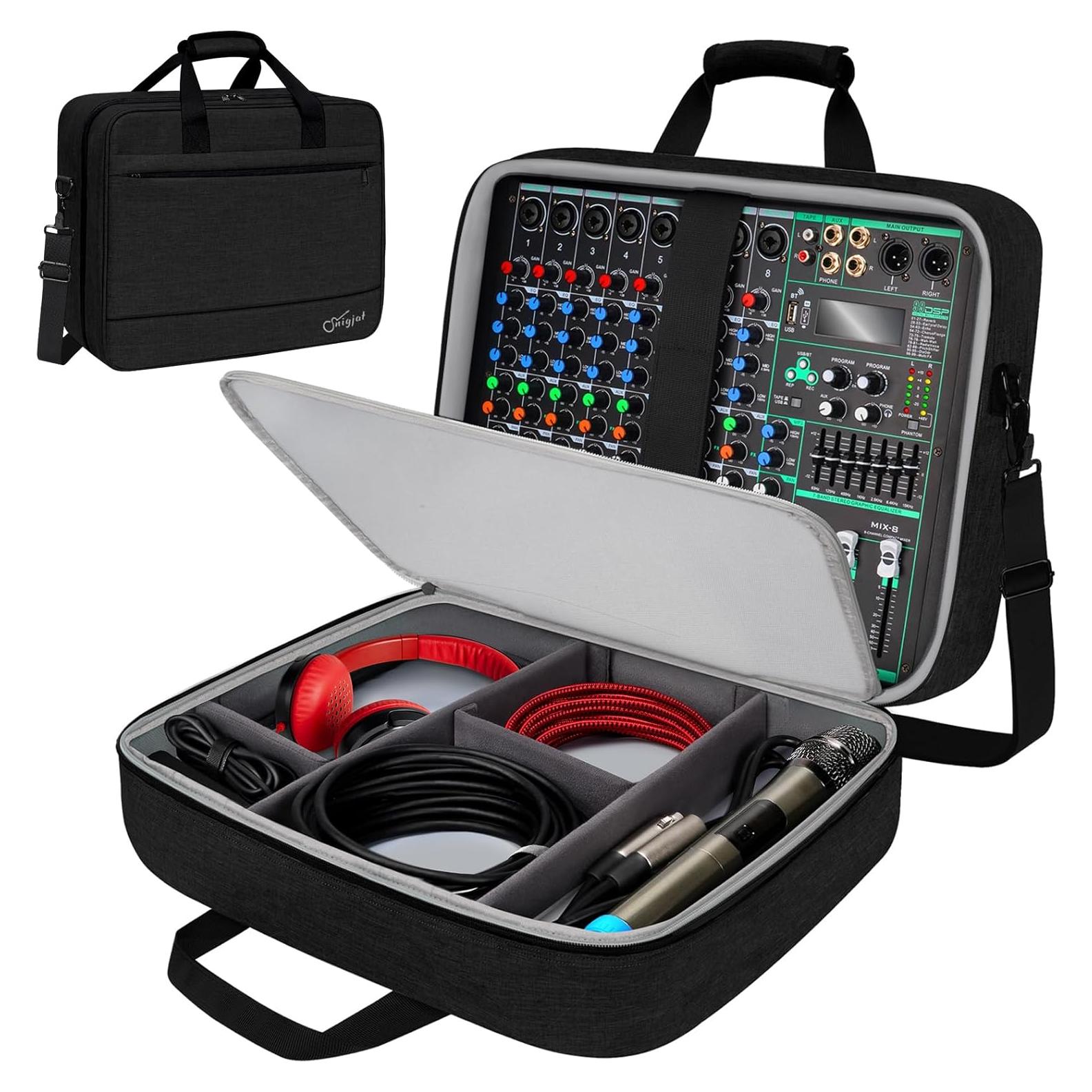 Estuche para Mezclador de Audio SNIGJAT 39.37x33.02cm Negro