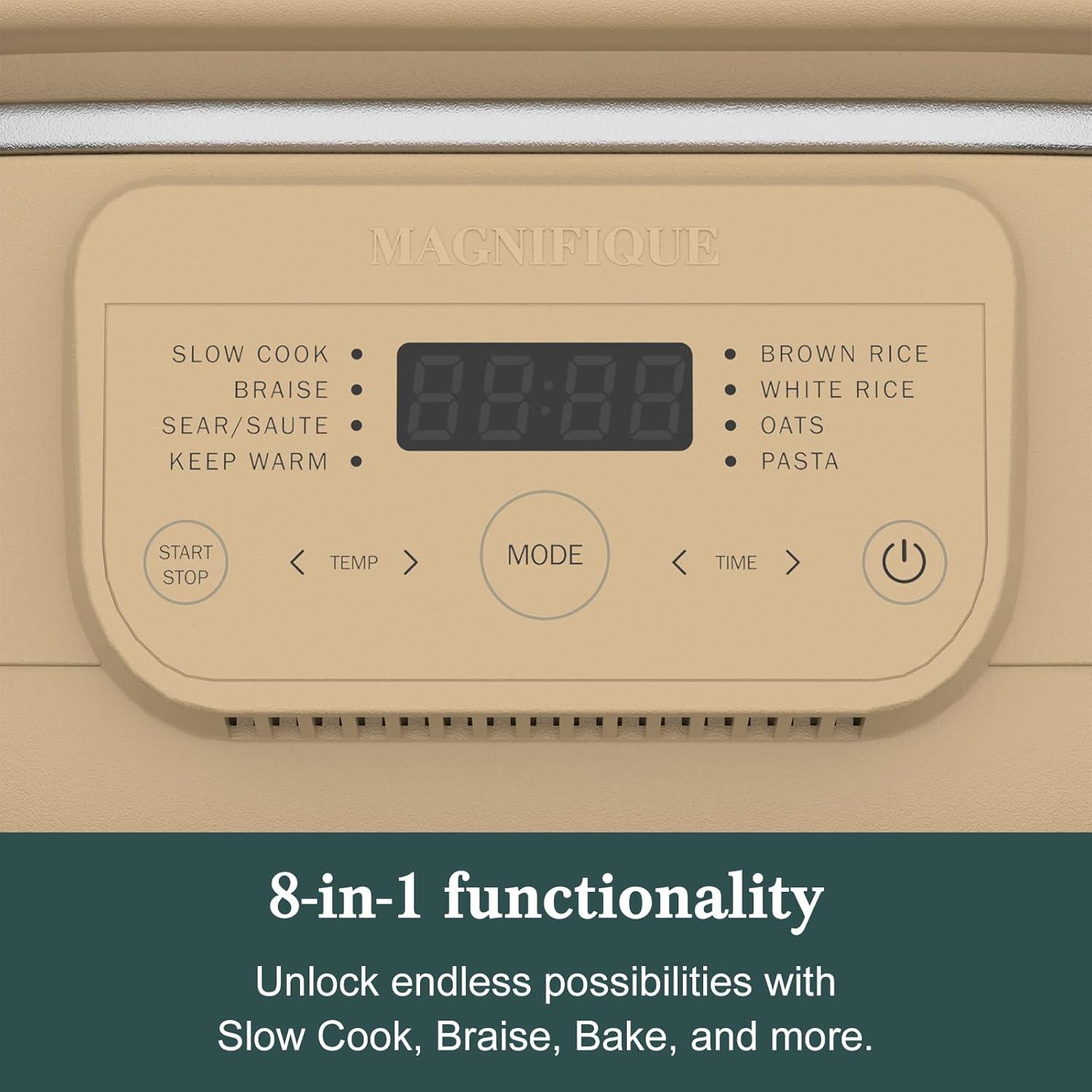 Olla de Cocción Lenta 4QT INDY VAC Programable 8 en 1