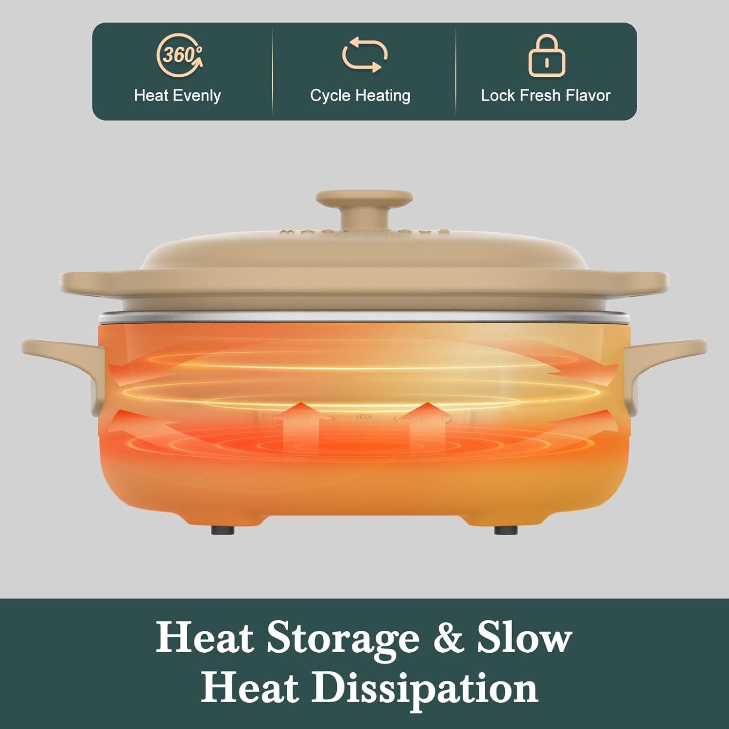 Olla de Cocción Lenta 4QT INDY VAC Programable 8 en 1