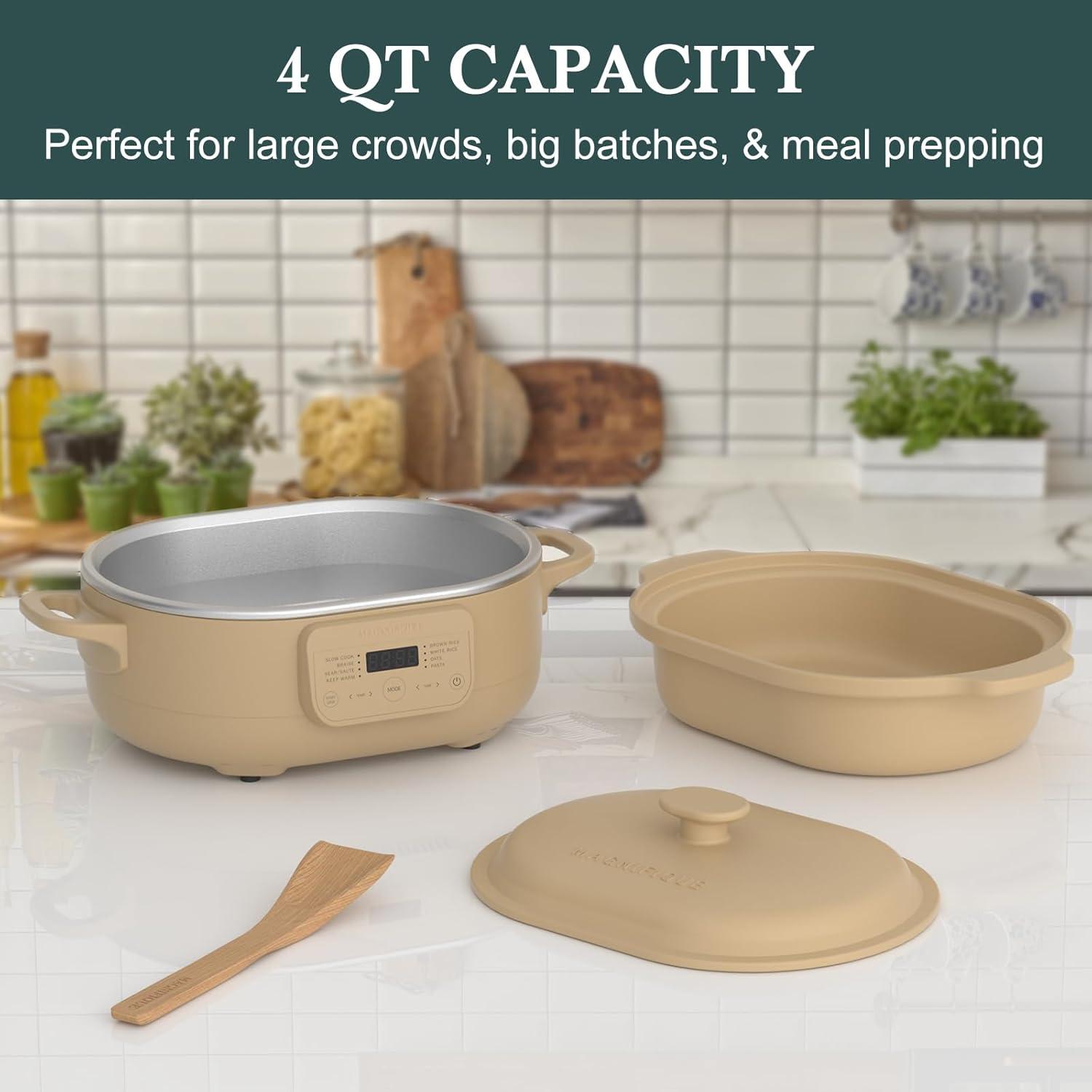 Olla de Cocción Lenta 4QT INDY VAC Programable 8 en 1