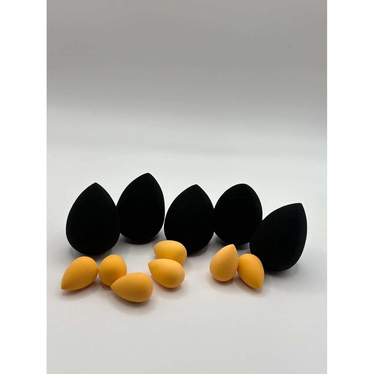 Esponja de Maquillaje Real Techniques Naranja y Negra 11.4cm