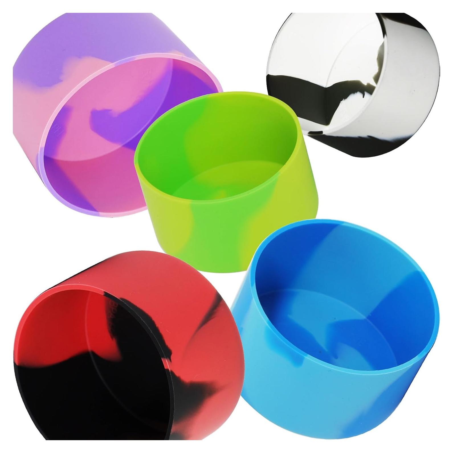 5 Pcs Botas de Silicona TFAK para Botellas de Agua 7.4-7.6 cm