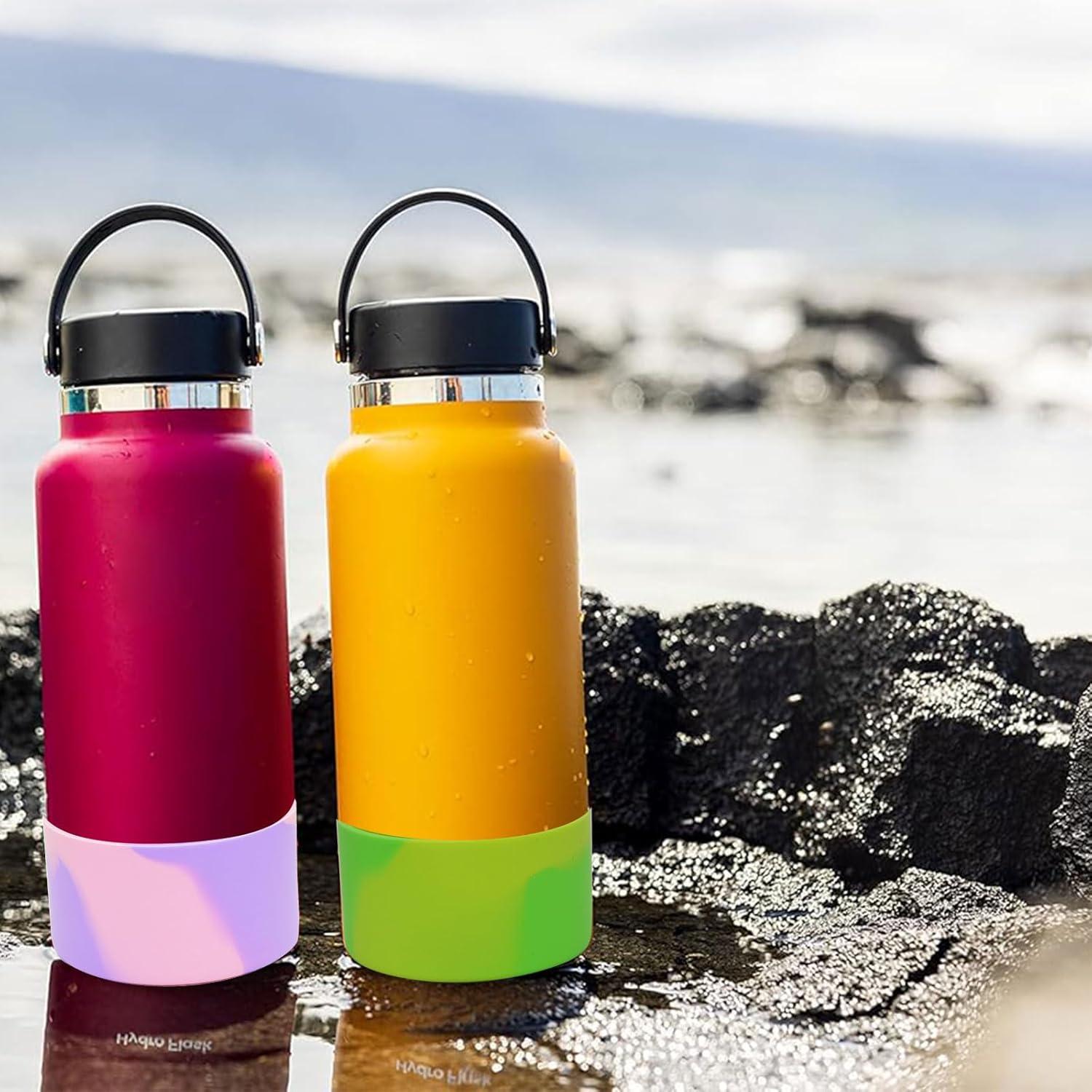 5 Pcs Botas de Silicona TFAK para Botellas de Agua 7.4-7.6 cm