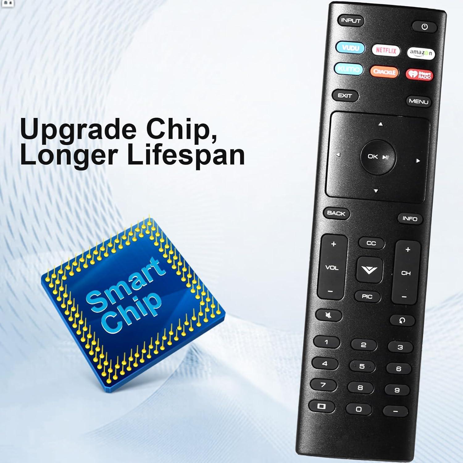 Control Remoto Universal XRT136 Uyibii para Televisores Vizio