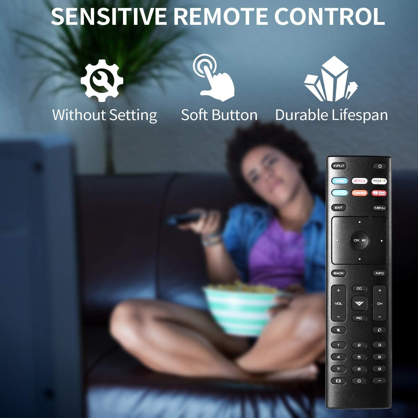 Control Remoto Universal XRT136 Uyibii para Televisores Vizio