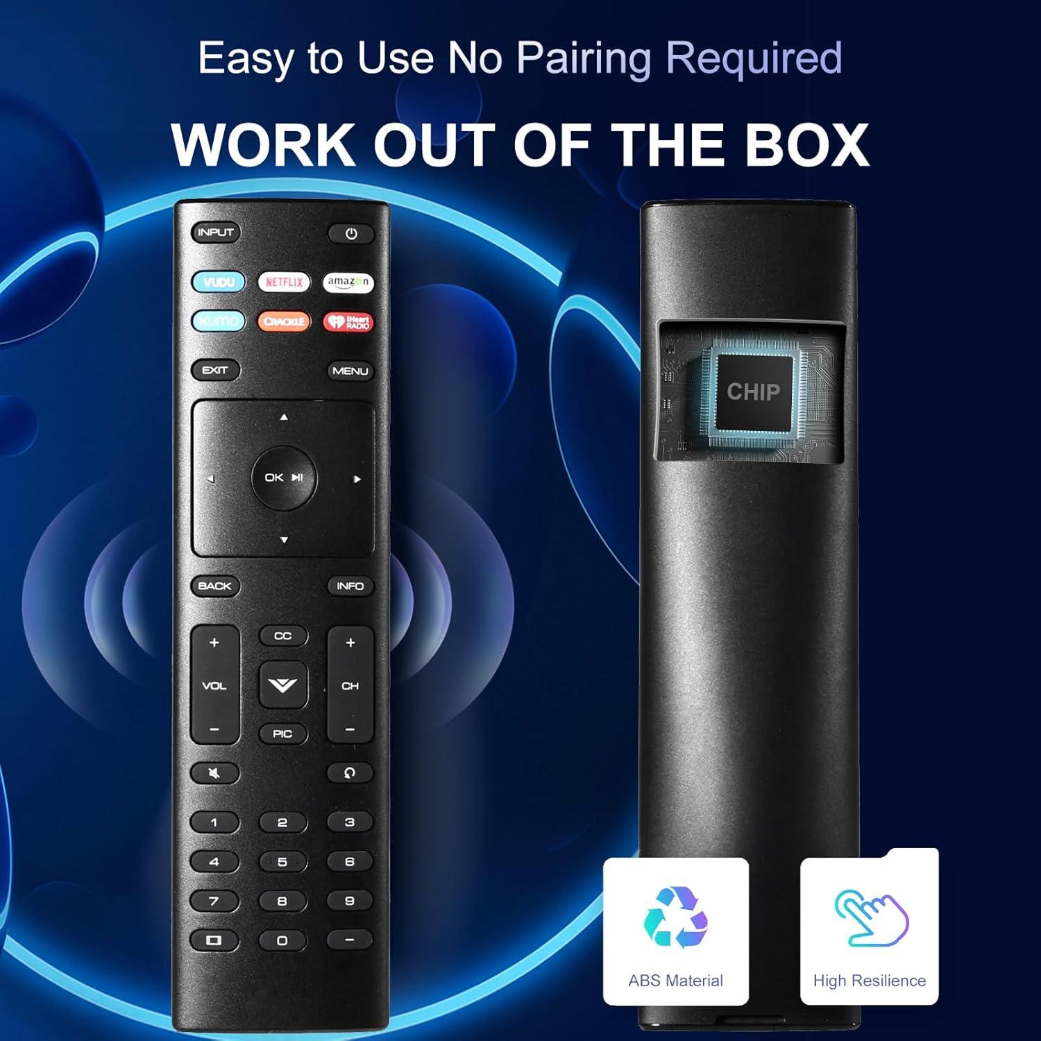 Control Remoto Universal XRT136 Uyibii para Televisores Vizio