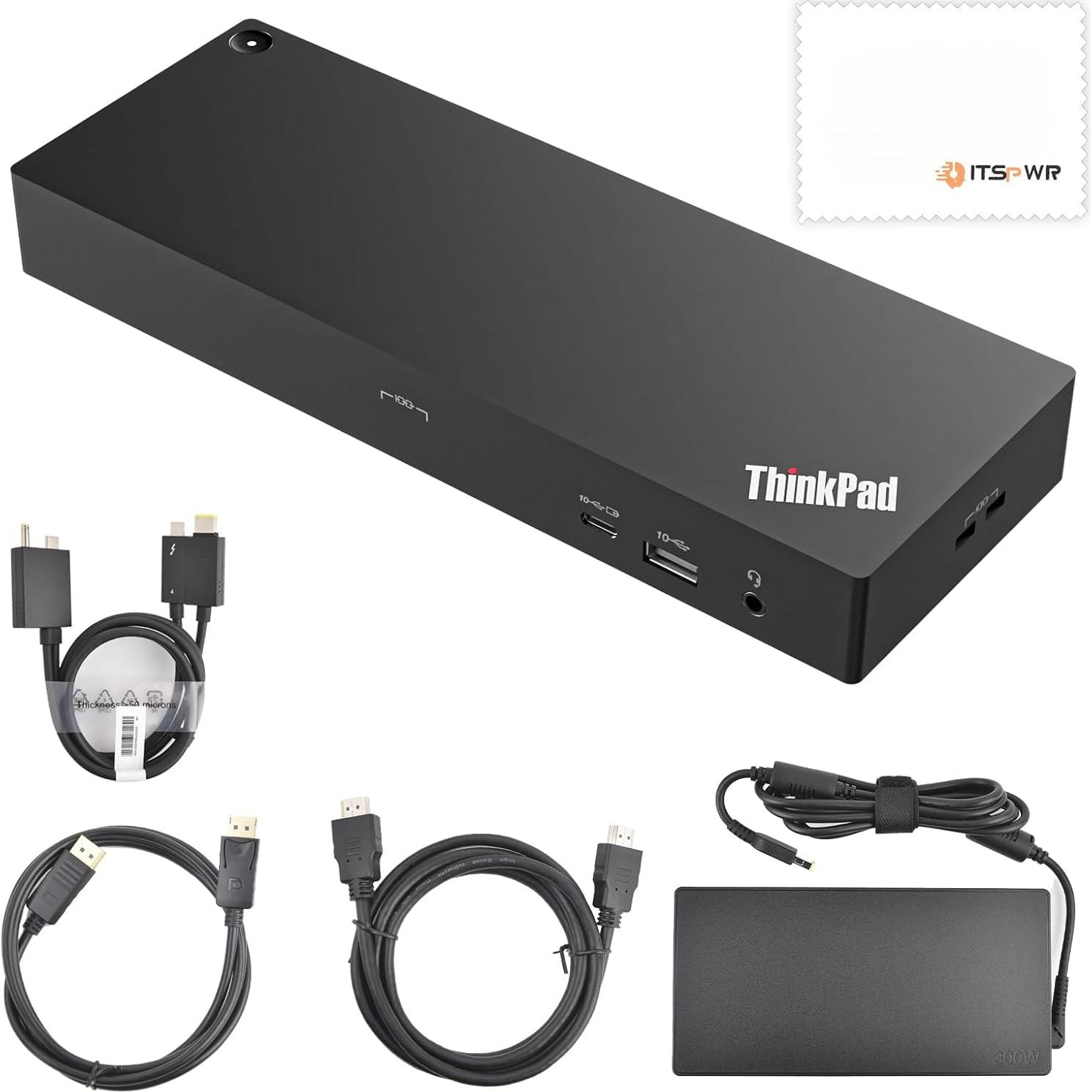 ThinkPad Estación Acoplamiento Thunderbolt 4 230W 4 Monitores