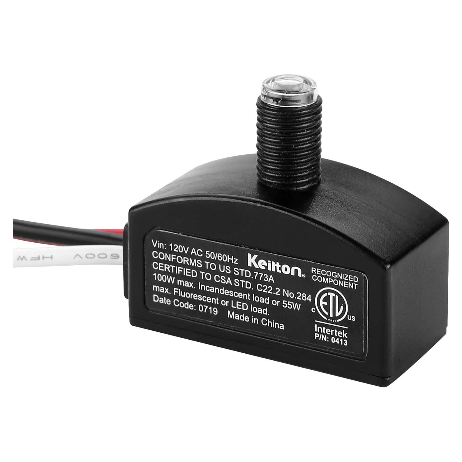 Sensor de Luz Fotocélula Keilton 120V CA Automático