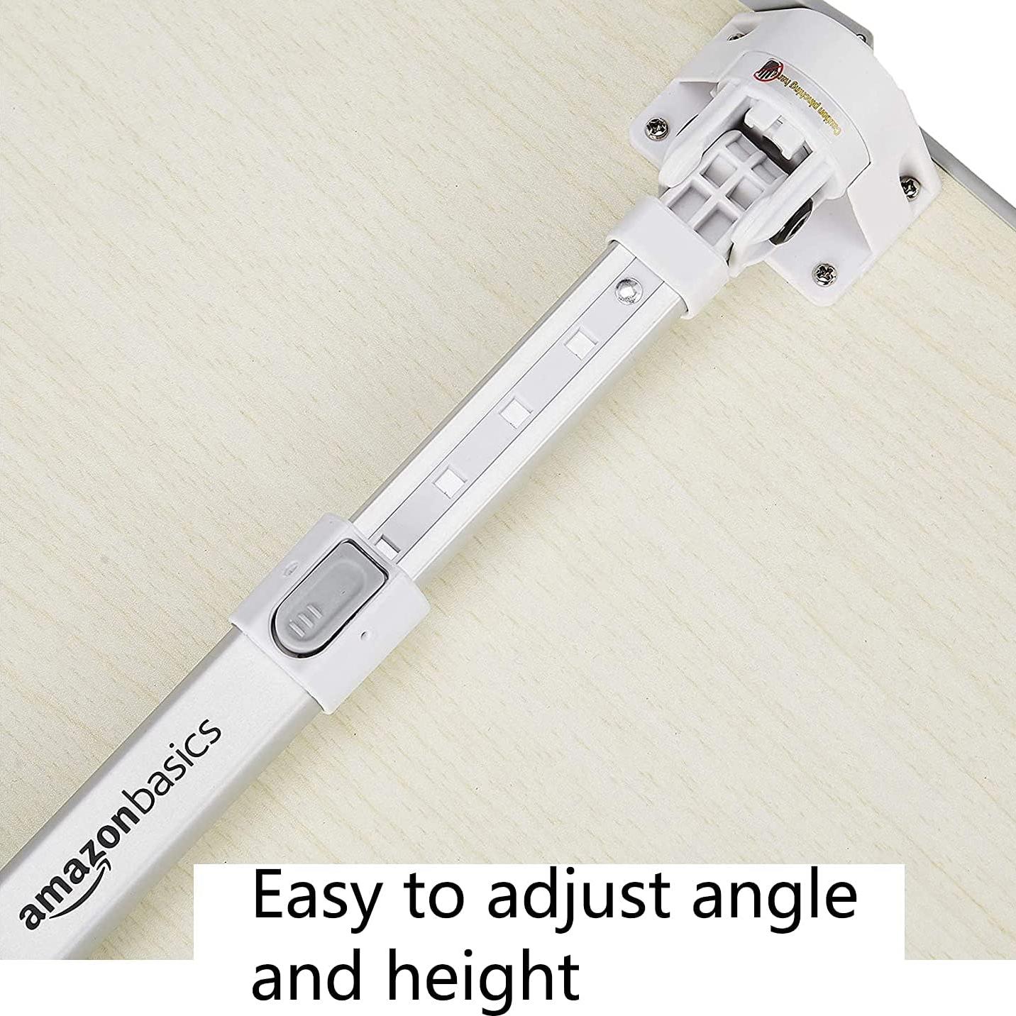 Mesa de bandeja ajustable Amazon Basics para laptop 60x33cm