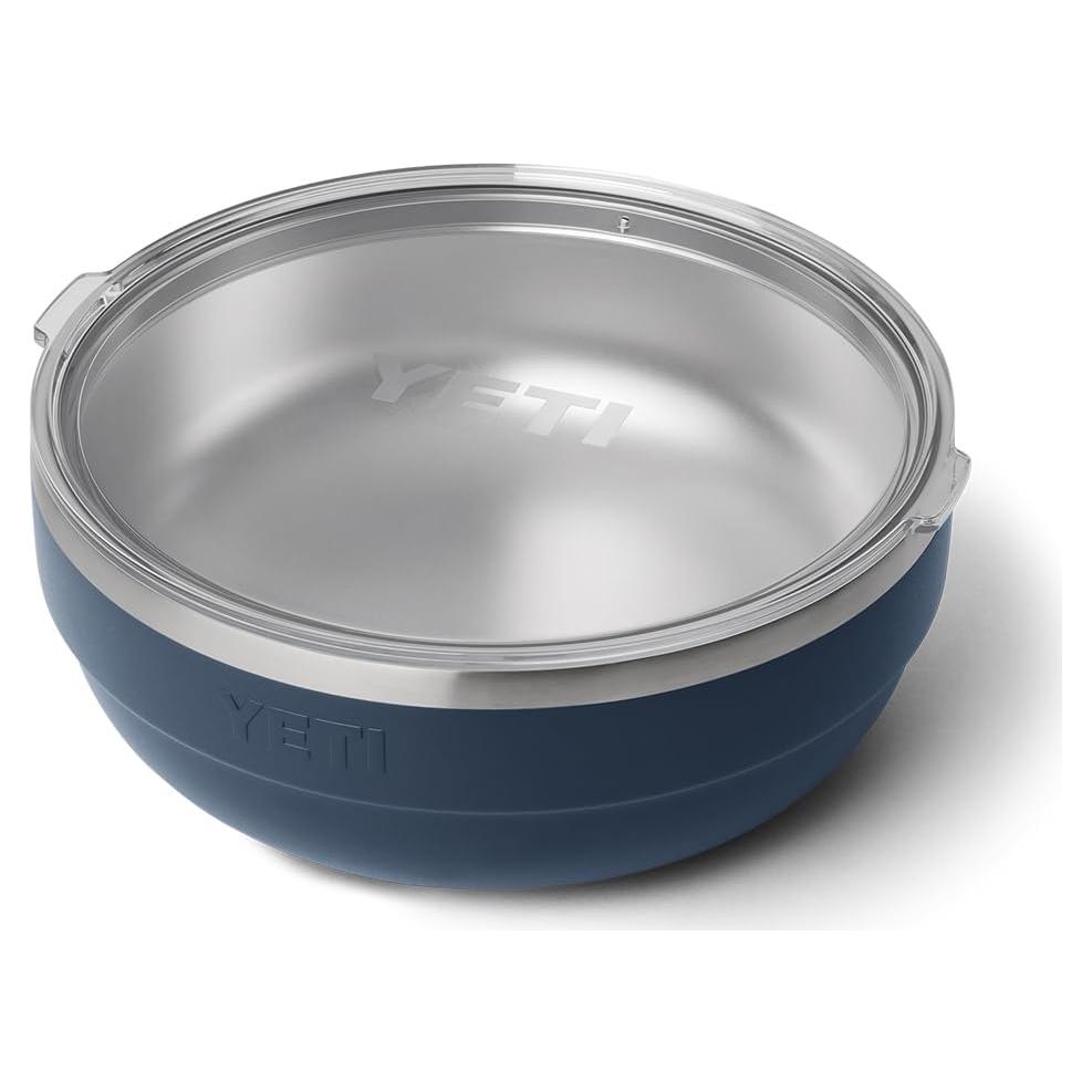 Tazón Bajo Aislado YETI Rambler 3.6 Qt Acero Inoxidable Marino