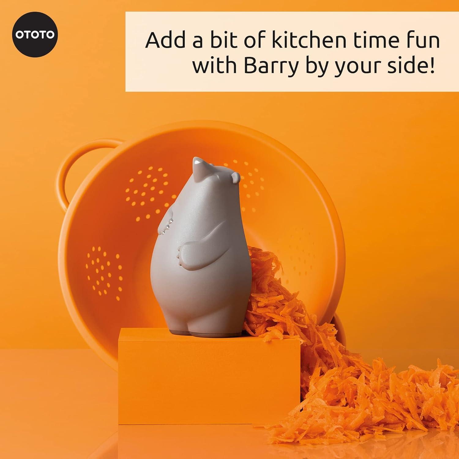 Rallador de Cocina OTOTO Barry - Acero Inoxidable, Antideslizante