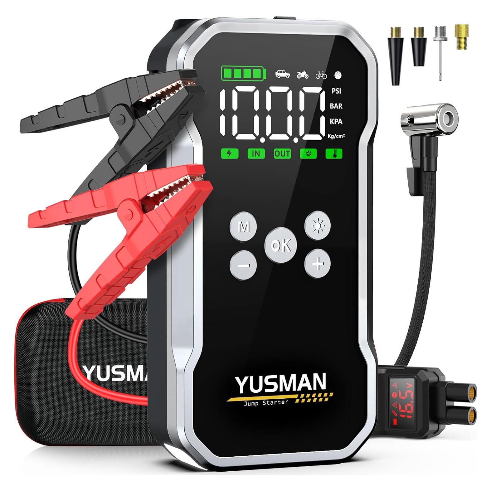 Arrancador de Salto YUSMAN 6000A con Compresor 150PSI