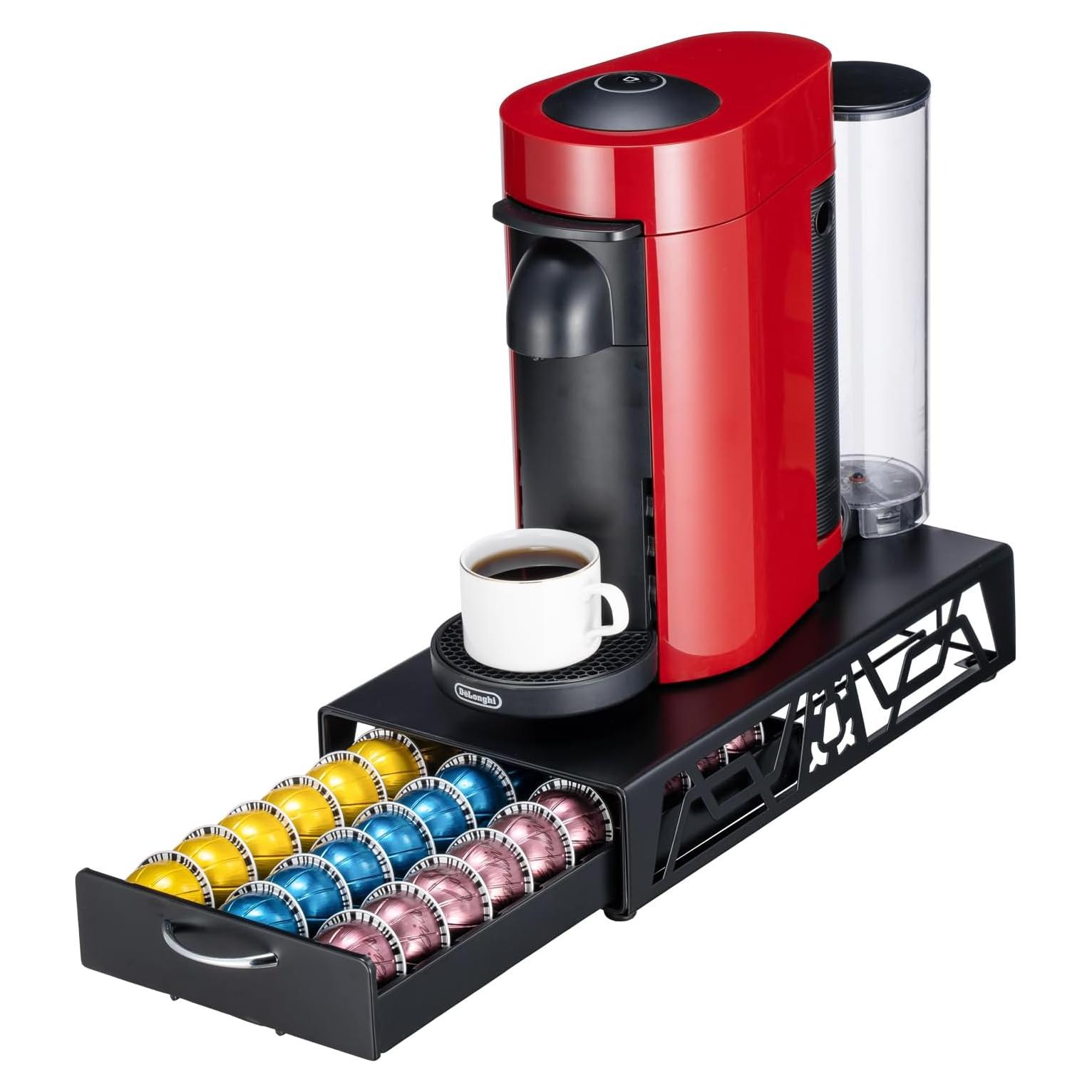 Organizador de Cápsulas de Café FlagShip Metal Negro 30 Cápsulas