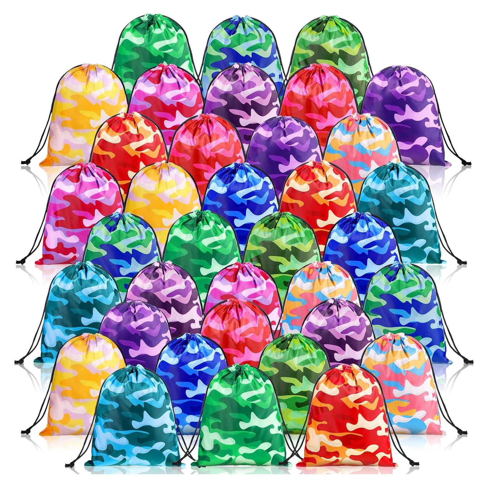 Bolsas de Cuerda Camuflaje Amylove 24 Piezas 25x20cm