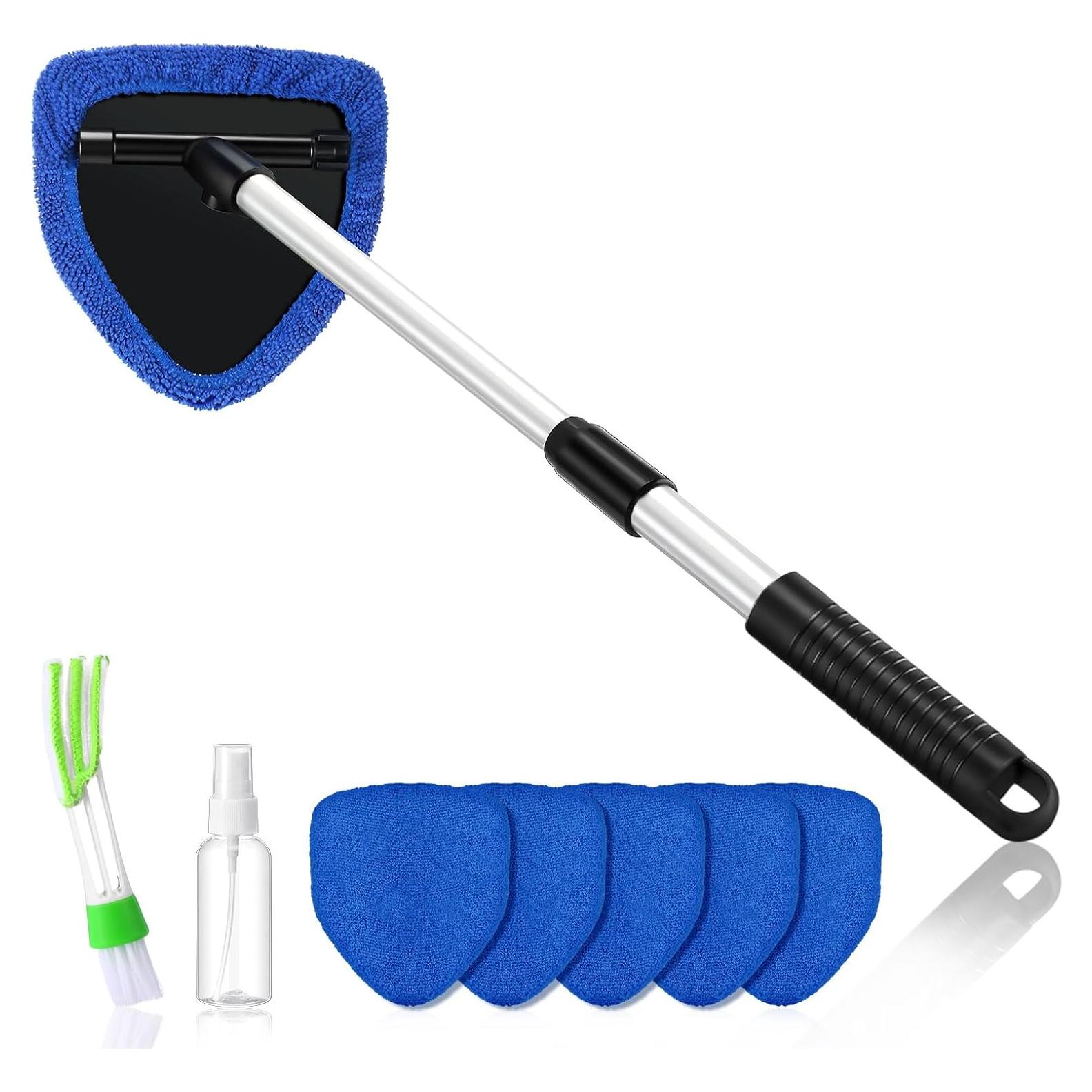Kit de Limpiaparabrisas Baderke 8 Pcs con Mango Extensible 61 cm