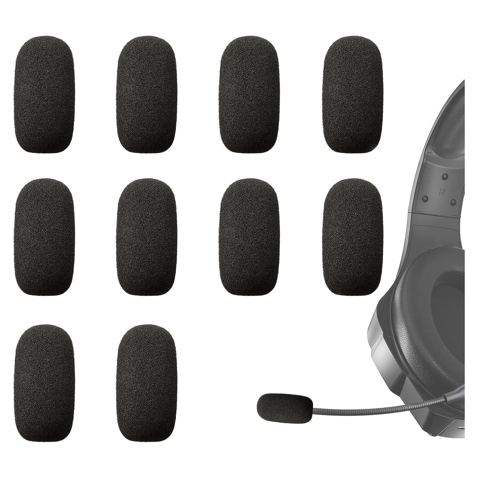 Paquete de 10 fundas de espuma para micrófonos inalámbricos - Paraviento 3.56 cm