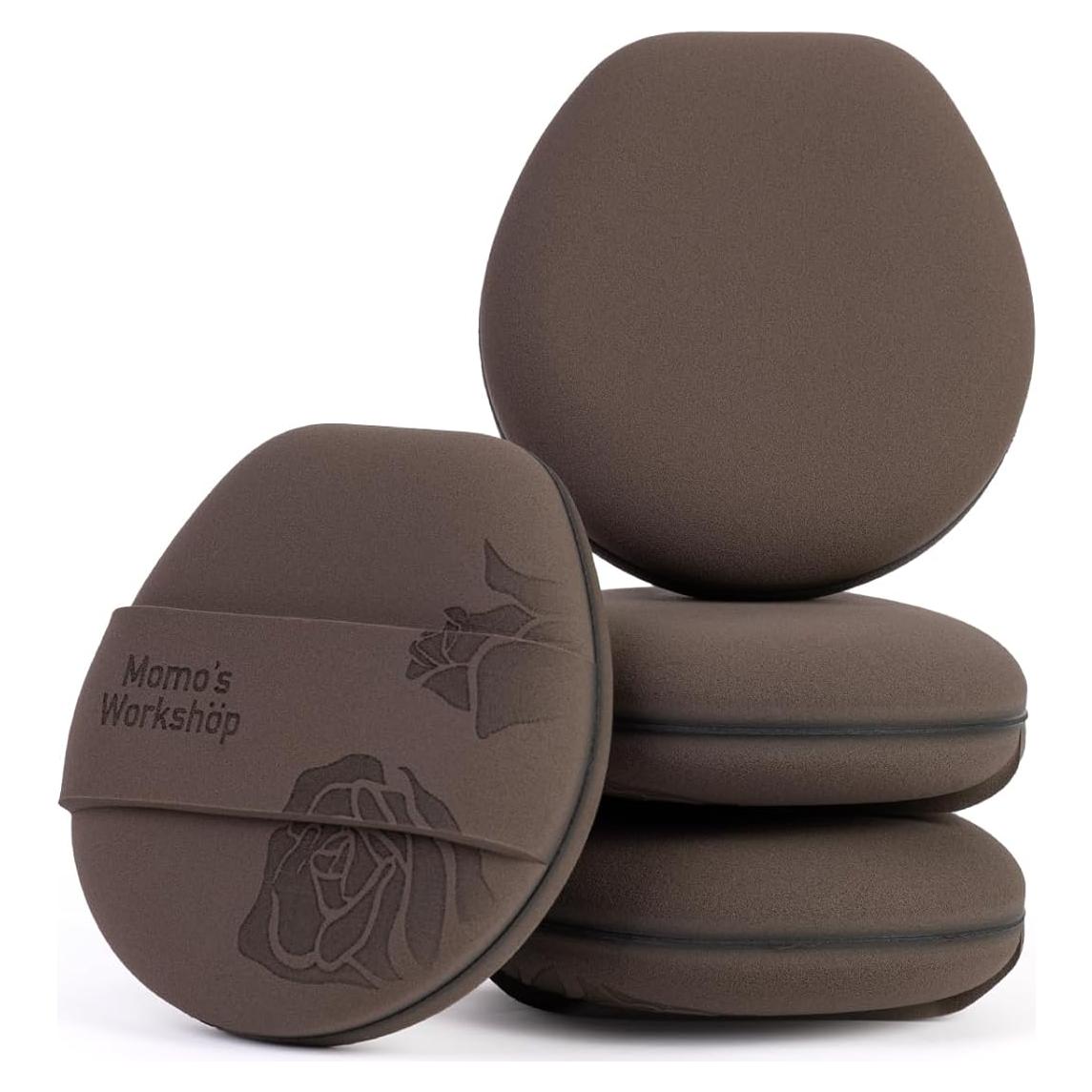 Set de Esponjas de Maquillaje Tatami Rosa Rubycell - 2 Puff y Estuche