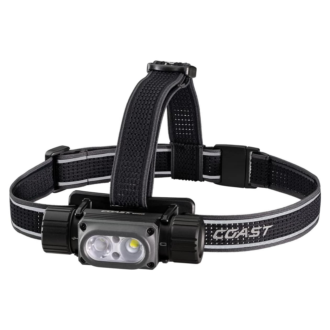 Linterna Frontal Coast WPH34R 2000 Lúmenes IP68 Recargable