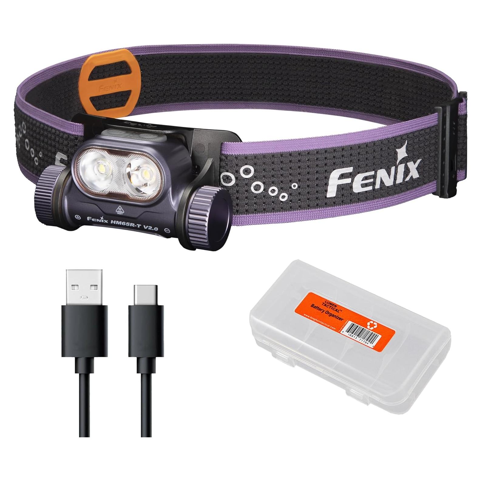 Linterna Frontal Fenix HM65R-T V2.0 1600 Lúmenes Recargable