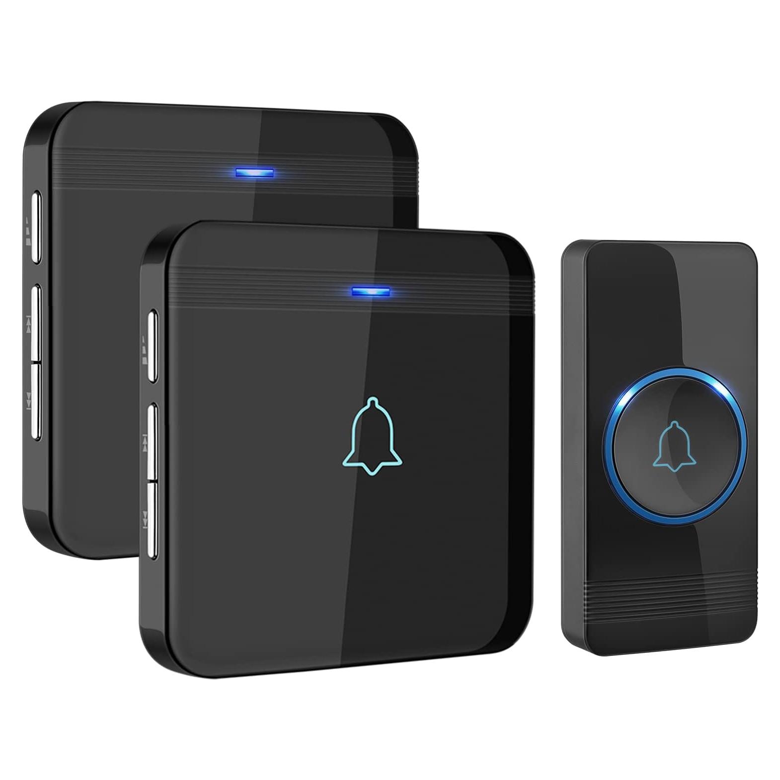 Timbre Inalámbrico AVANTEK D-3B a Prueba de Agua 396m