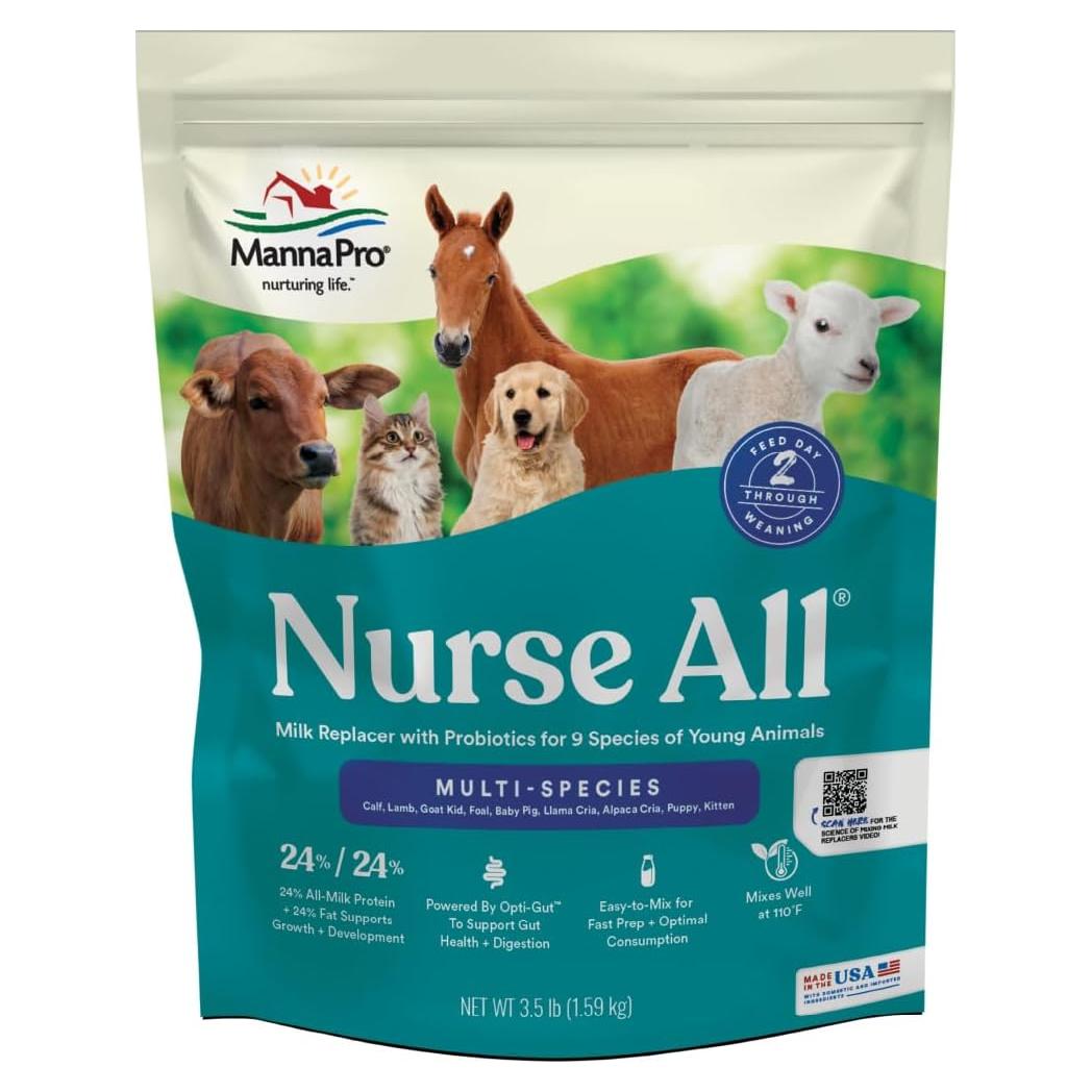 Sustituto de Leche Manna Pro 1.59 kg para Terneros y Cachorros