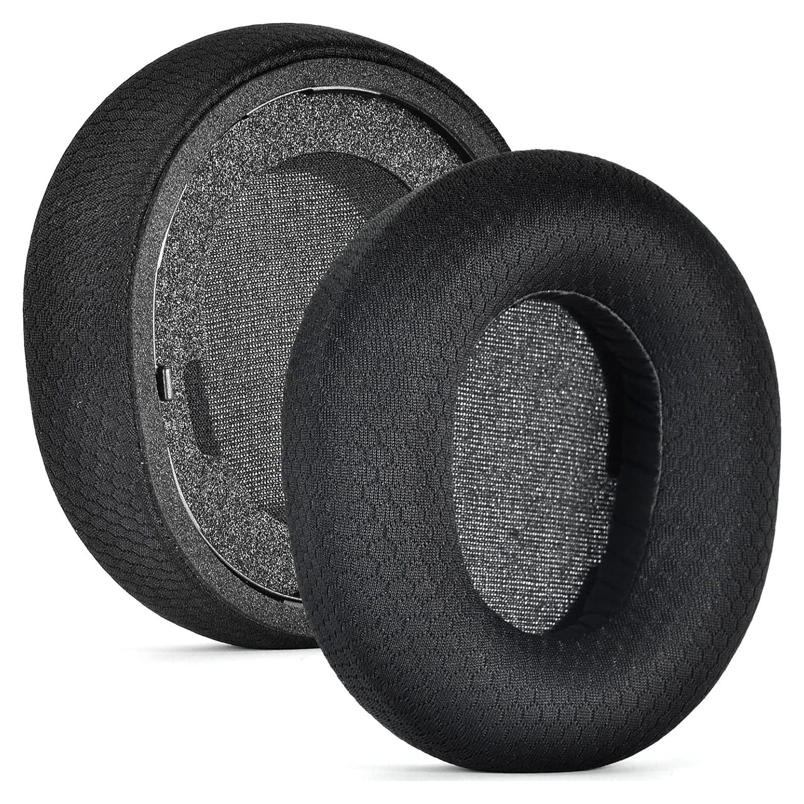 Almohadillas de Reemplazo Defean para Auriculares Steelseries Arctis Nova Pro Inalámbricos - Tela Negra