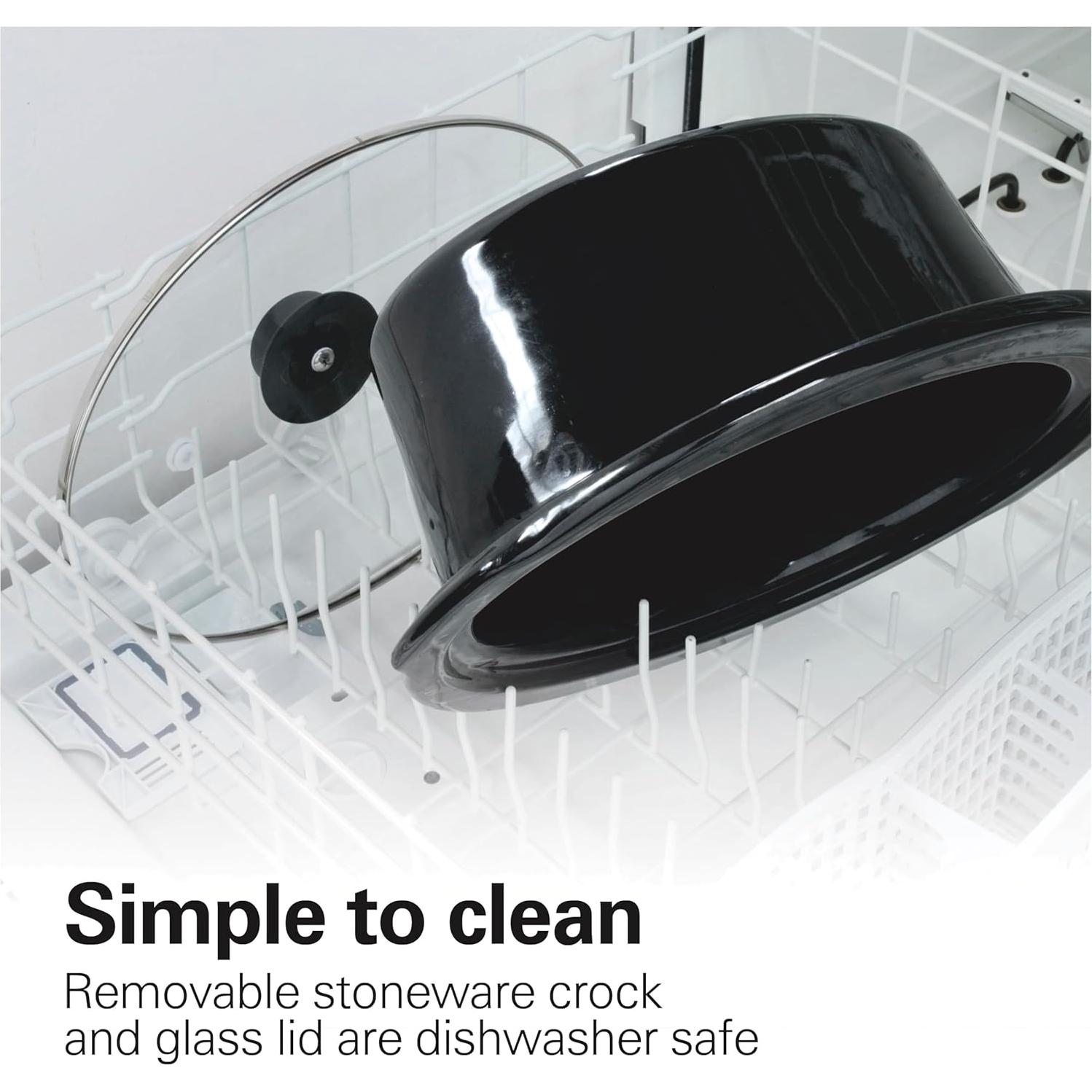 Cocedor Lento Programable Hamilton Beach 7 Cuartos Negro