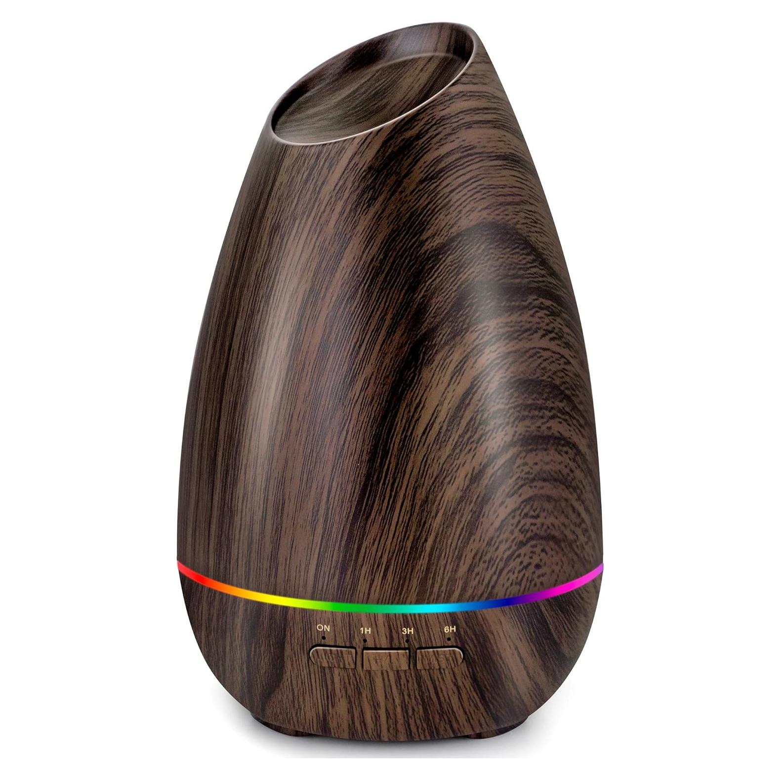 Difusor de Aceite Esencial InnoGear 400ml Madera Marrón